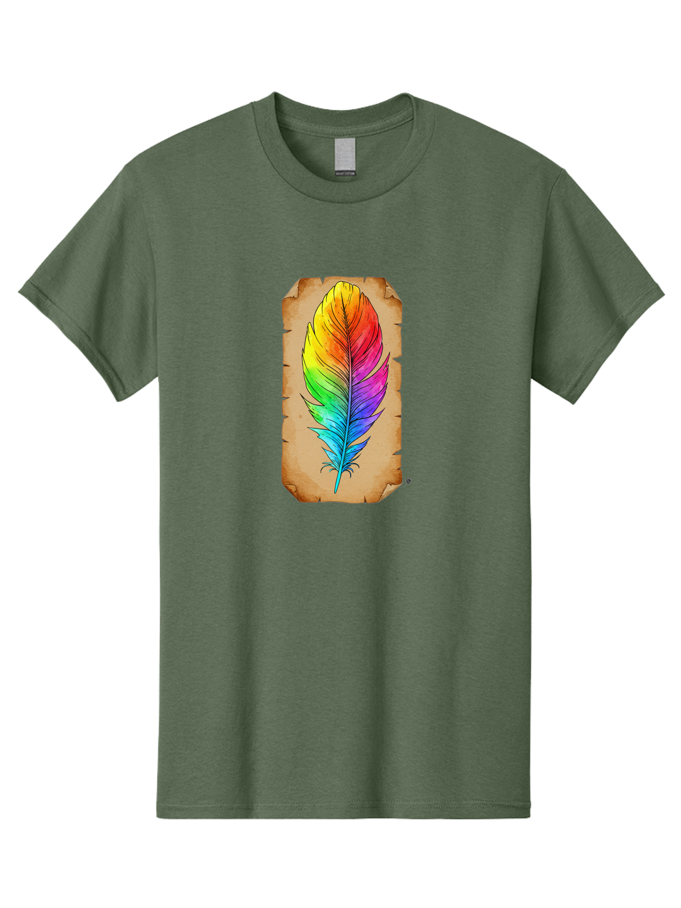 Rainbow-Feather-7 Men'S Graphic Tee, 100% Cotton, Comfortable Casual Summer Wear, Machine Washable, Vintage Camera, Old Camera, Antique Camera, Black Camera, Classic Photography, Photography Equipment, Nostalgic Device, Film Camera, Camera Art Baj230