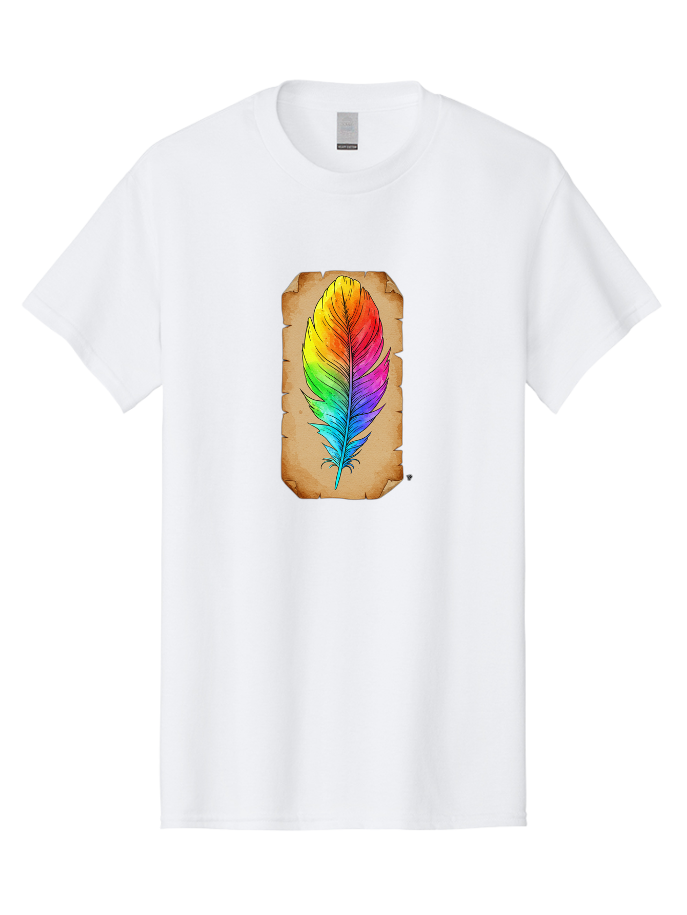 Rainbow-Feather-7 Men'S Graphic Tee, 100% Cotton, Comfortable Casual Summer Wear, Machine Washable, Vintage Camera, Old Camera, Antique Camera, Black Camera, Classic Photography, Photography Equipment, Nostalgic Device, Film Camera, Camera Art Baj230