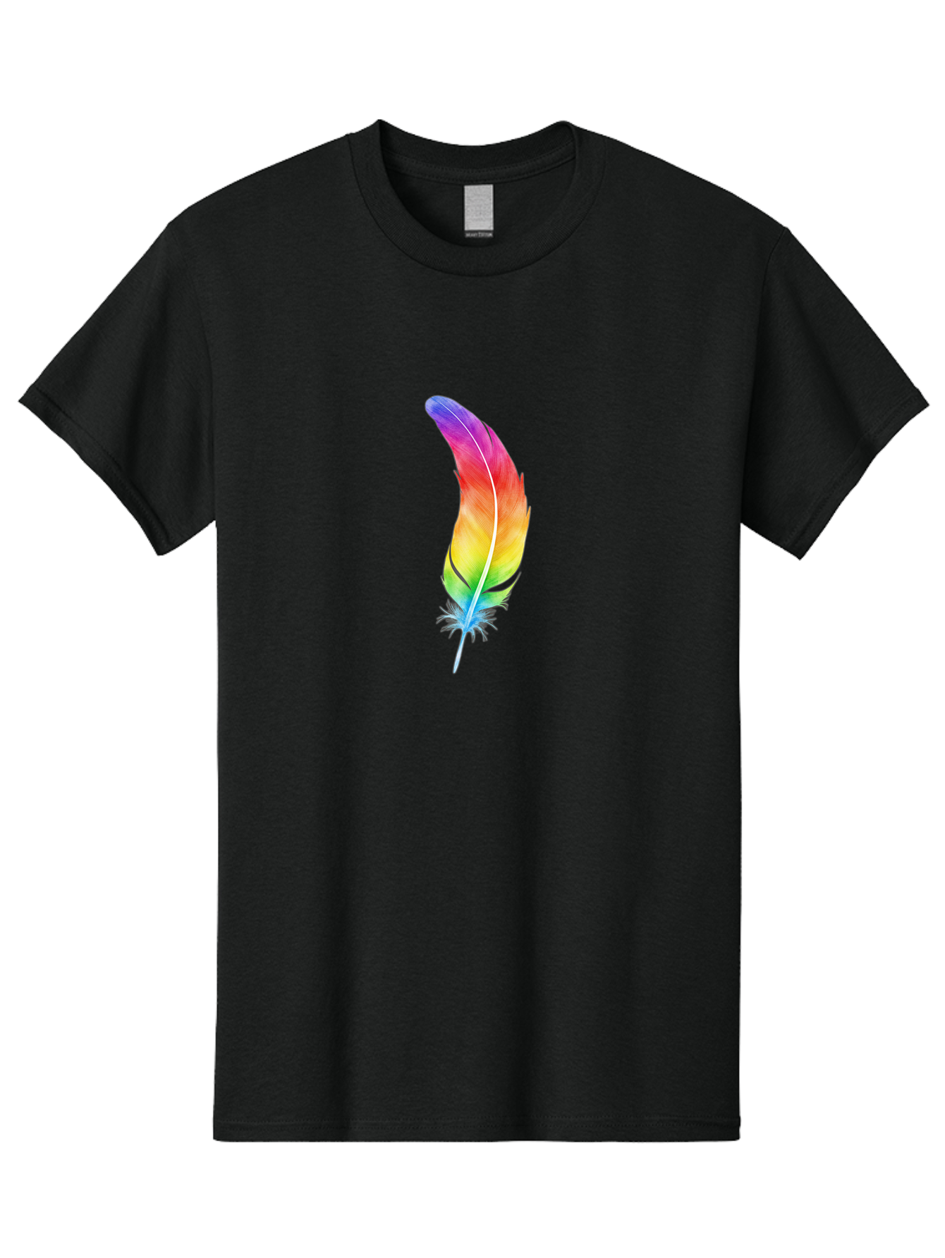 Rainbow-Feather-8 Men'S Graphic Tee, 100% Cotton, Comfortable Casual Summer Wear, Machine Washable, Vintage Camera, Old Camera, Antique Camera, Black Camera, Classic Photography, Photography Equipment, Nostalgic Device, Film Camera, Camera Art Baj231