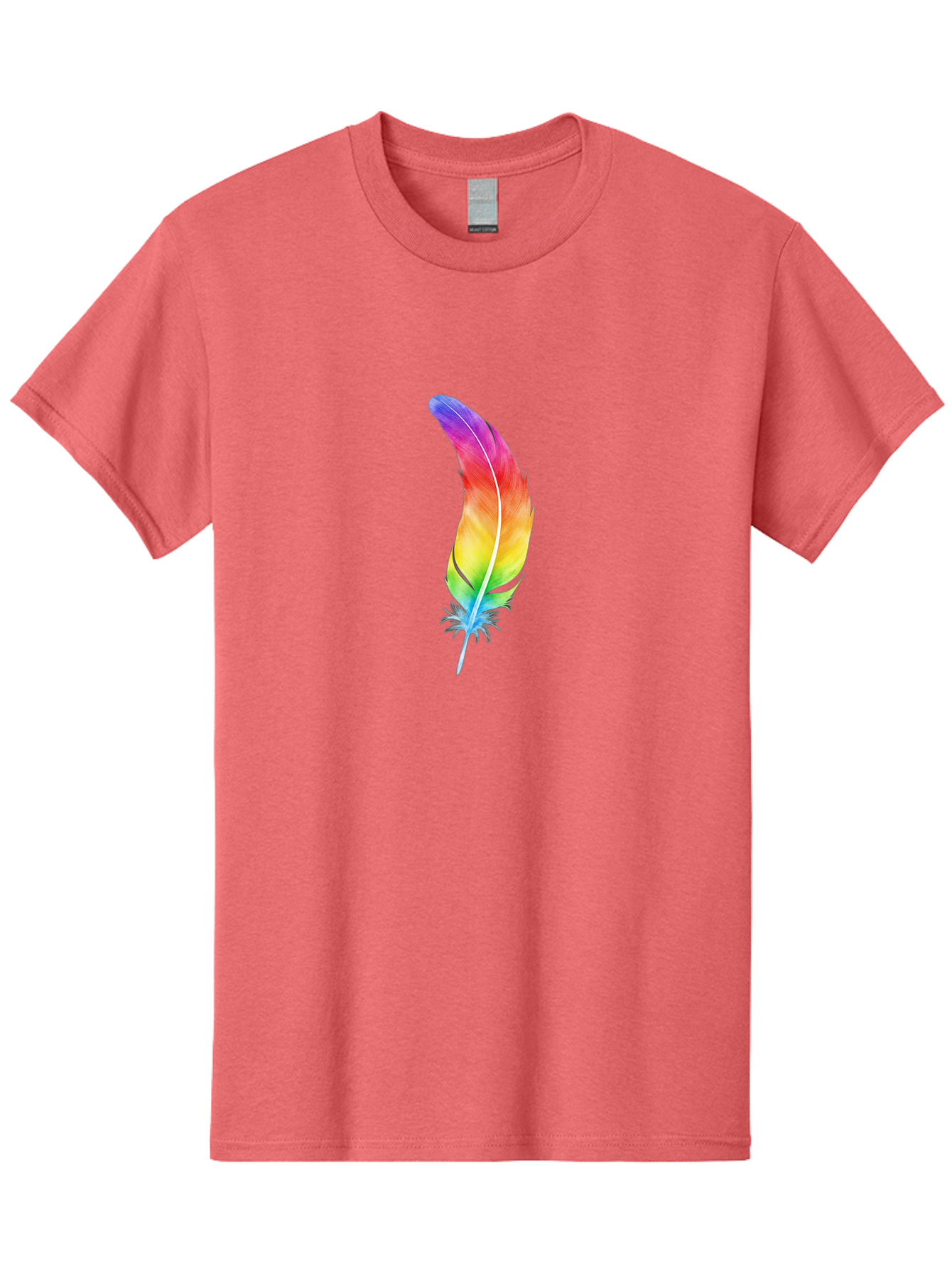 Rainbow-Feather-8 Men'S Graphic Tee, 100% Cotton, Comfortable Casual Summer Wear, Machine Washable, Vintage Camera, Old Camera, Antique Camera, Black Camera, Classic Photography, Photography Equipment, Nostalgic Device, Film Camera, Camera Art Baj231