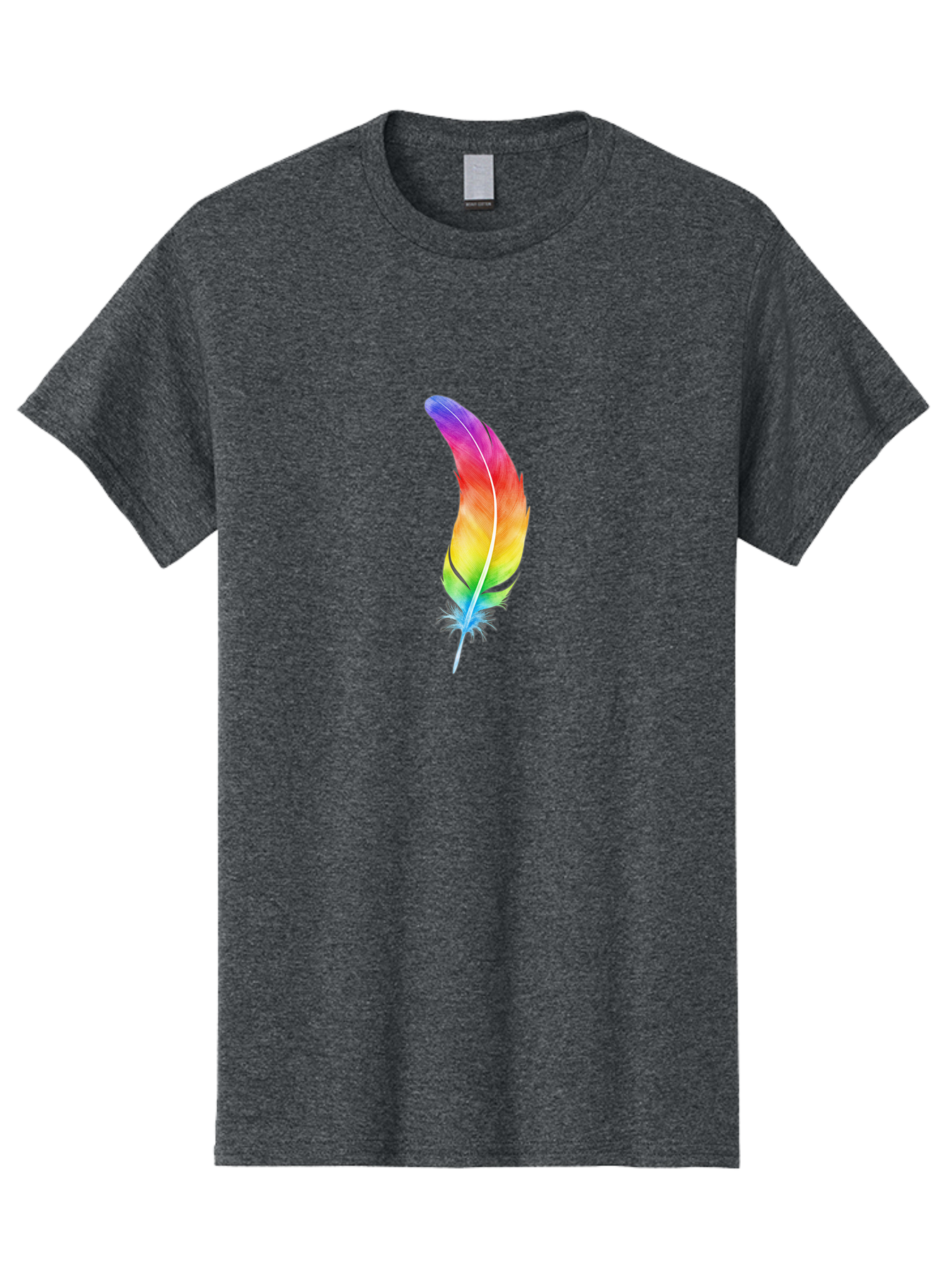 Rainbow-Feather-8 Men'S Graphic Tee, 100% Cotton, Comfortable Casual Summer Wear, Machine Washable, Vintage Camera, Old Camera, Antique Camera, Black Camera, Classic Photography, Photography Equipment, Nostalgic Device, Film Camera, Camera Art Baj231