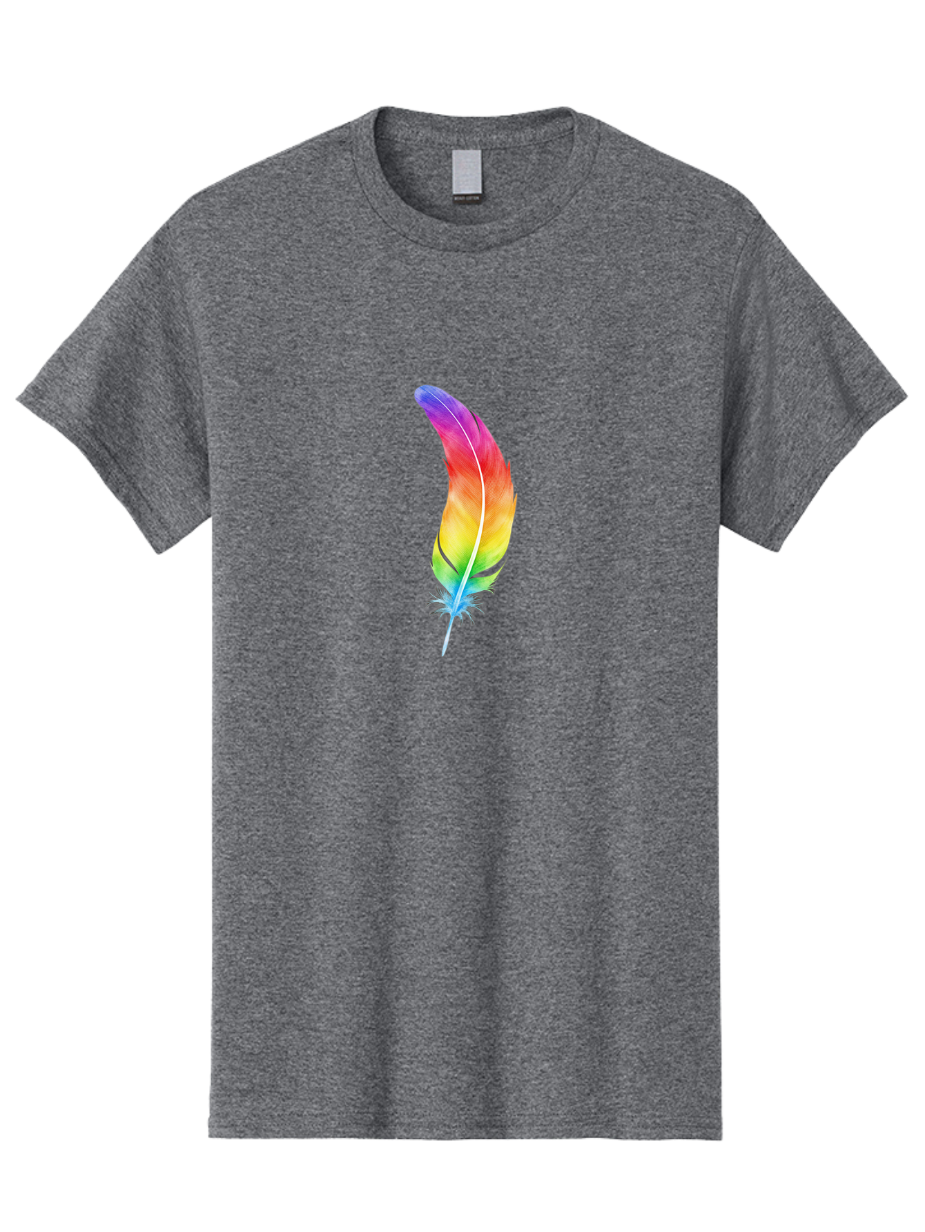 Rainbow-Feather-8 Men'S Graphic Tee, 100% Cotton, Comfortable Casual Summer Wear, Machine Washable, Vintage Camera, Old Camera, Antique Camera, Black Camera, Classic Photography, Photography Equipment, Nostalgic Device, Film Camera, Camera Art Baj231