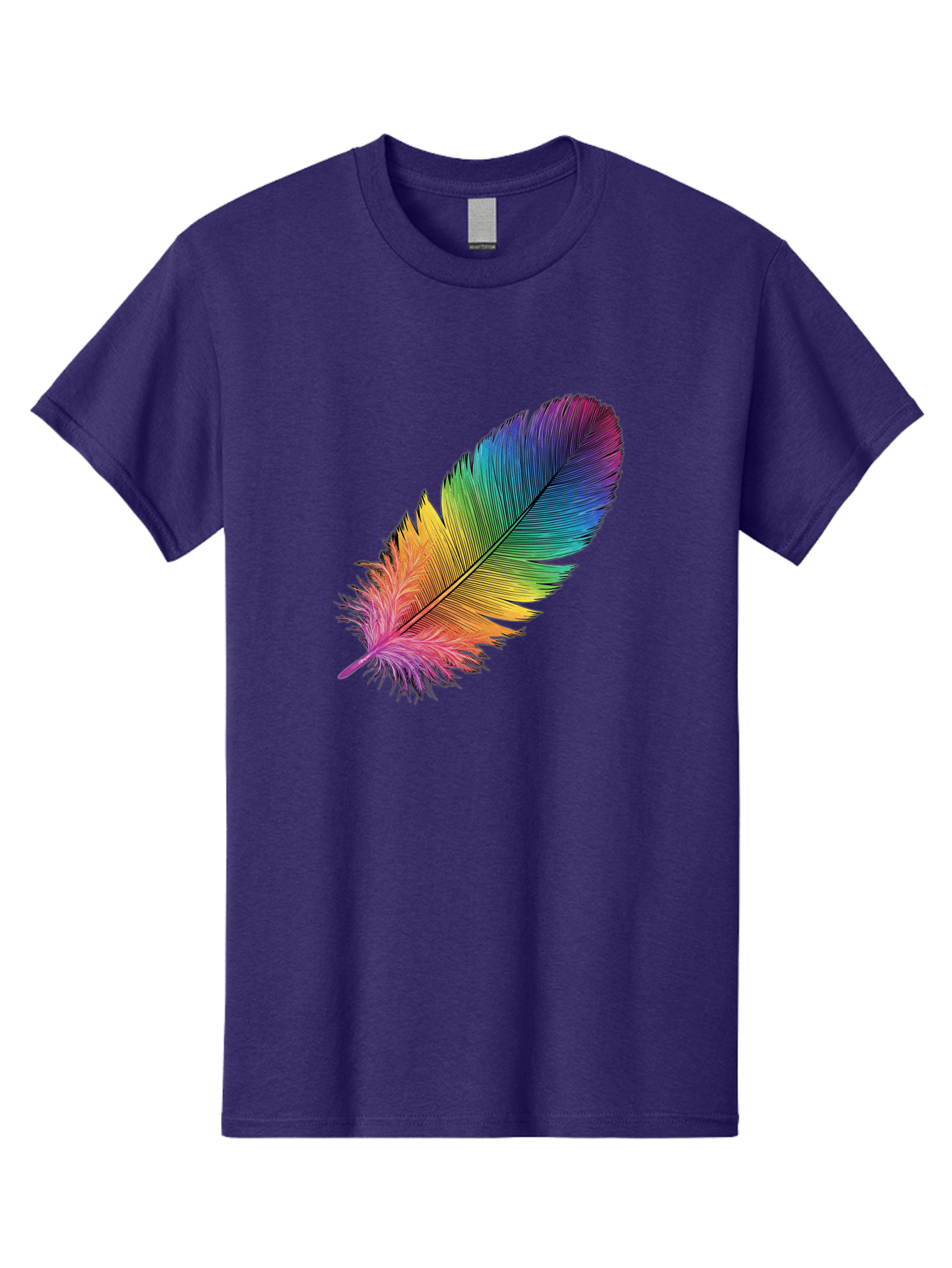 Rainbow-Feather-9 Men'S Graphic Tee, 100% Cotton, Comfortable Casual Summer Wear, Machine Washable, Vintage Camera, Old Camera, Antique Camera, Black Camera, Classic Photography, Photography Equipment, Nostalgic Device, Film Camera, Camera Art Baj232