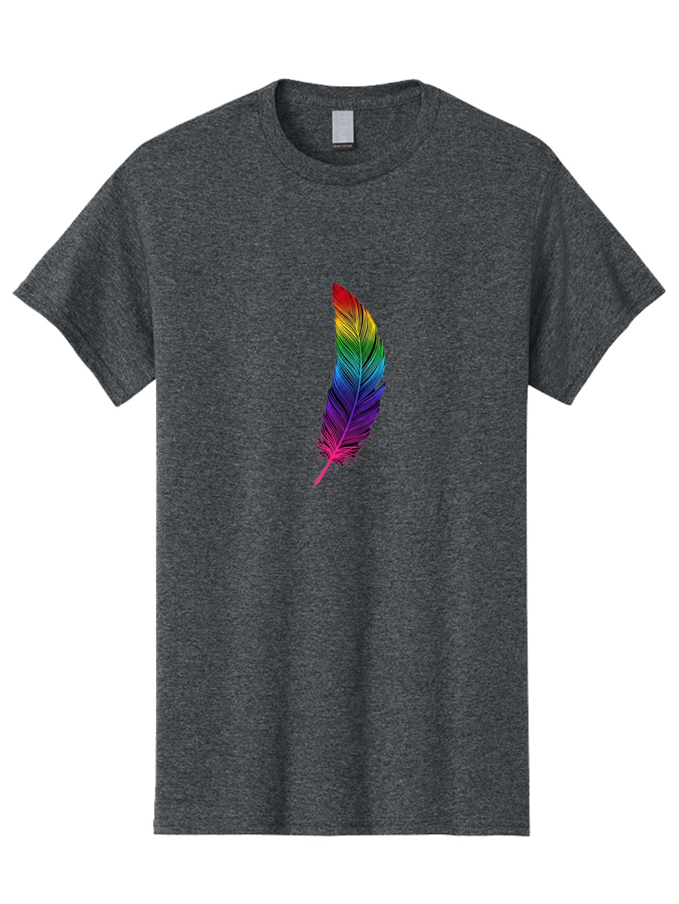 Rainbow-Feather Men'S Graphic Tee, 100% Cotton, Comfortable Casual Summer Wear, Machine Washable, Vintage Camera, Old Camera, Antique Camera, Black Camera, Classic Photography, Photography Equipment, Nostalgic Device, Film Camera, Camera Art Baj233