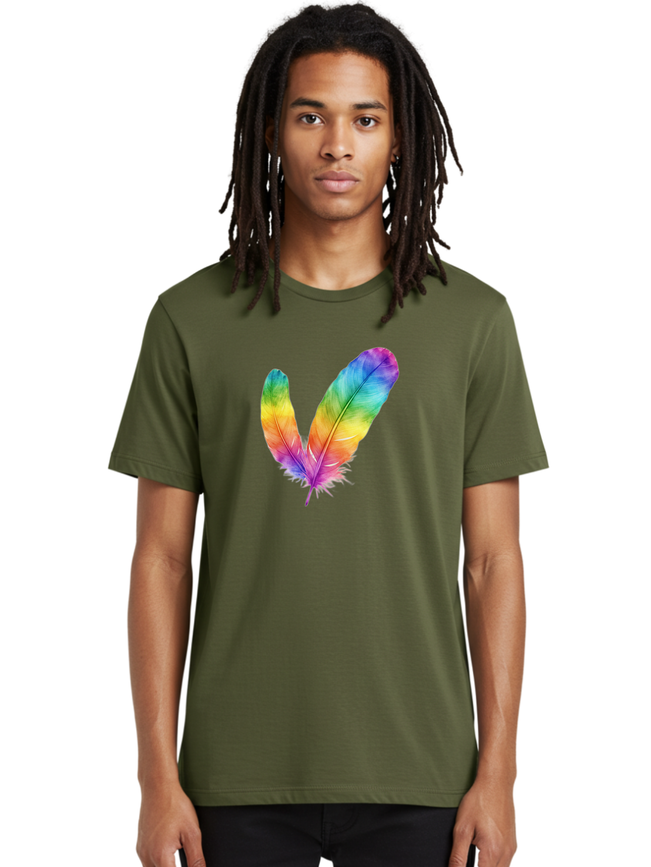 Rainbow-Feathers Men'S Graphic Tee, 100% Cotton, Comfortable Casual Summer Wear, Machine Washable, Vintage Camera, Old Camera, Antique Camera, Black Camera, Classic Photography, Photography Equipment, Nostalgic Device, Film Camera, Camera Art Baj234