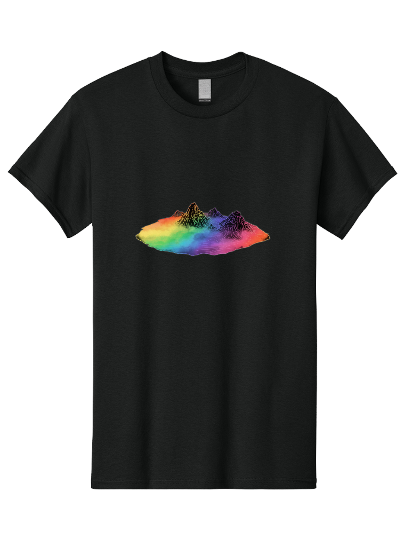 Rainbow-Mountains Men'S Graphic Tee, 100% Cotton, Comfortable Casual Summer Wear, Machine Washable, Vintage Camera, Old Camera, Antique Camera, Black Camera, Classic Photography, Photography Equipment, Nostalgic Device, Film Camera, Camera Art Baj237