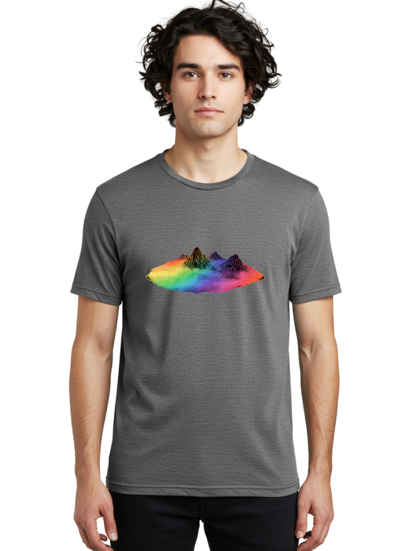 Rainbow-Mountains Men'S Graphic Tee, 100% Cotton, Comfortable Casual Summer Wear, Machine Washable, Vintage Camera, Old Camera, Antique Camera, Black Camera, Classic Photography, Photography Equipment, Nostalgic Device, Film Camera, Camera Art Baj237