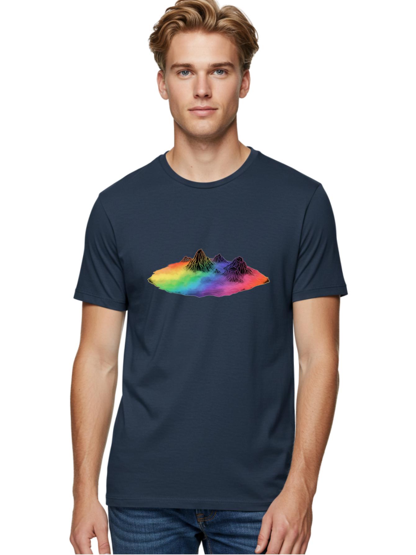Rainbow-Mountains Men'S Graphic Tee, 100% Cotton, Comfortable Casual Summer Wear, Machine Washable, Vintage Camera, Old Camera, Antique Camera, Black Camera, Classic Photography, Photography Equipment, Nostalgic Device, Film Camera, Camera Art Baj237