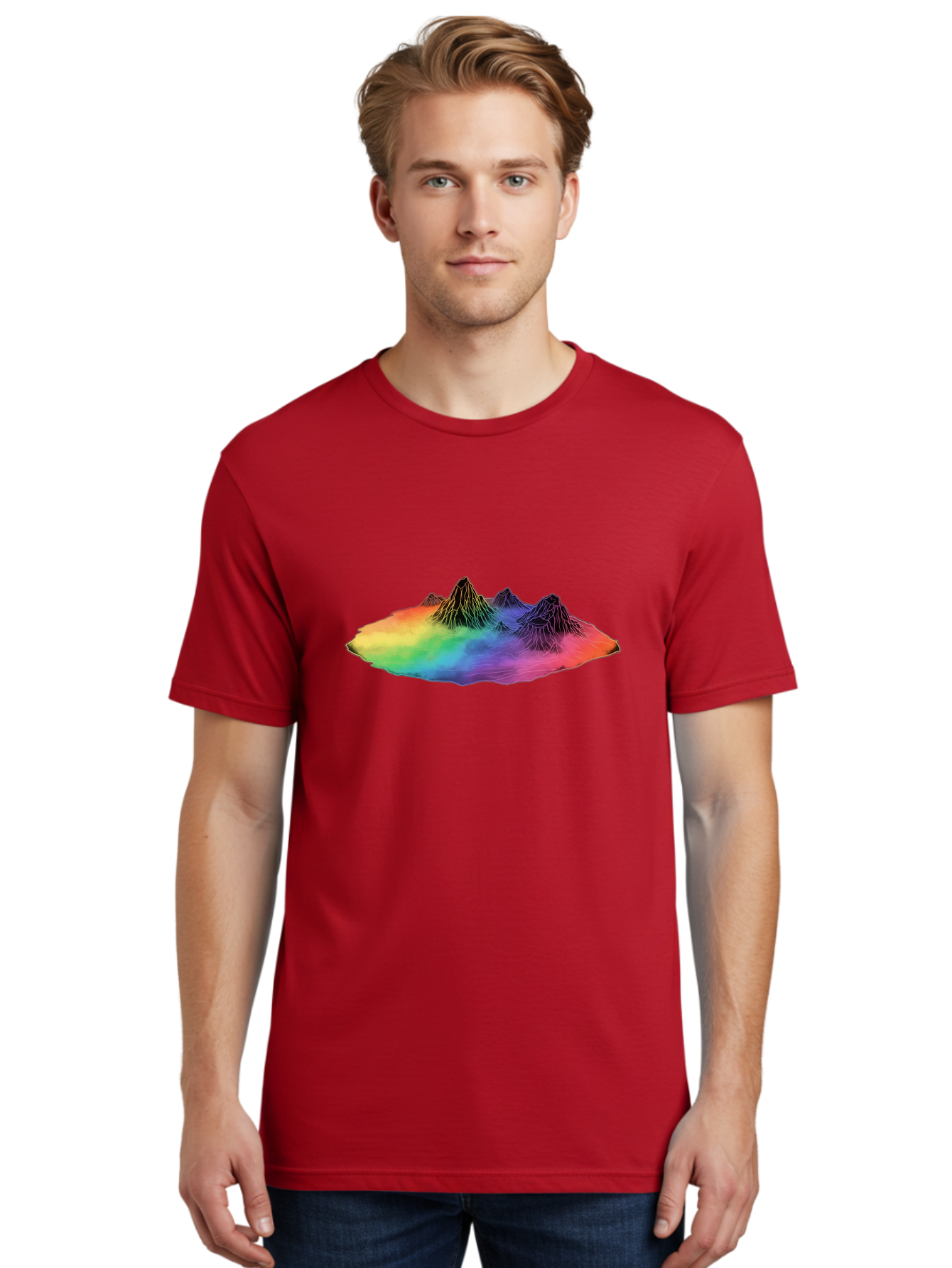 Rainbow-Mountains Men'S Graphic Tee, 100% Cotton, Comfortable Casual Summer Wear, Machine Washable, Vintage Camera, Old Camera, Antique Camera, Black Camera, Classic Photography, Photography Equipment, Nostalgic Device, Film Camera, Camera Art Baj237