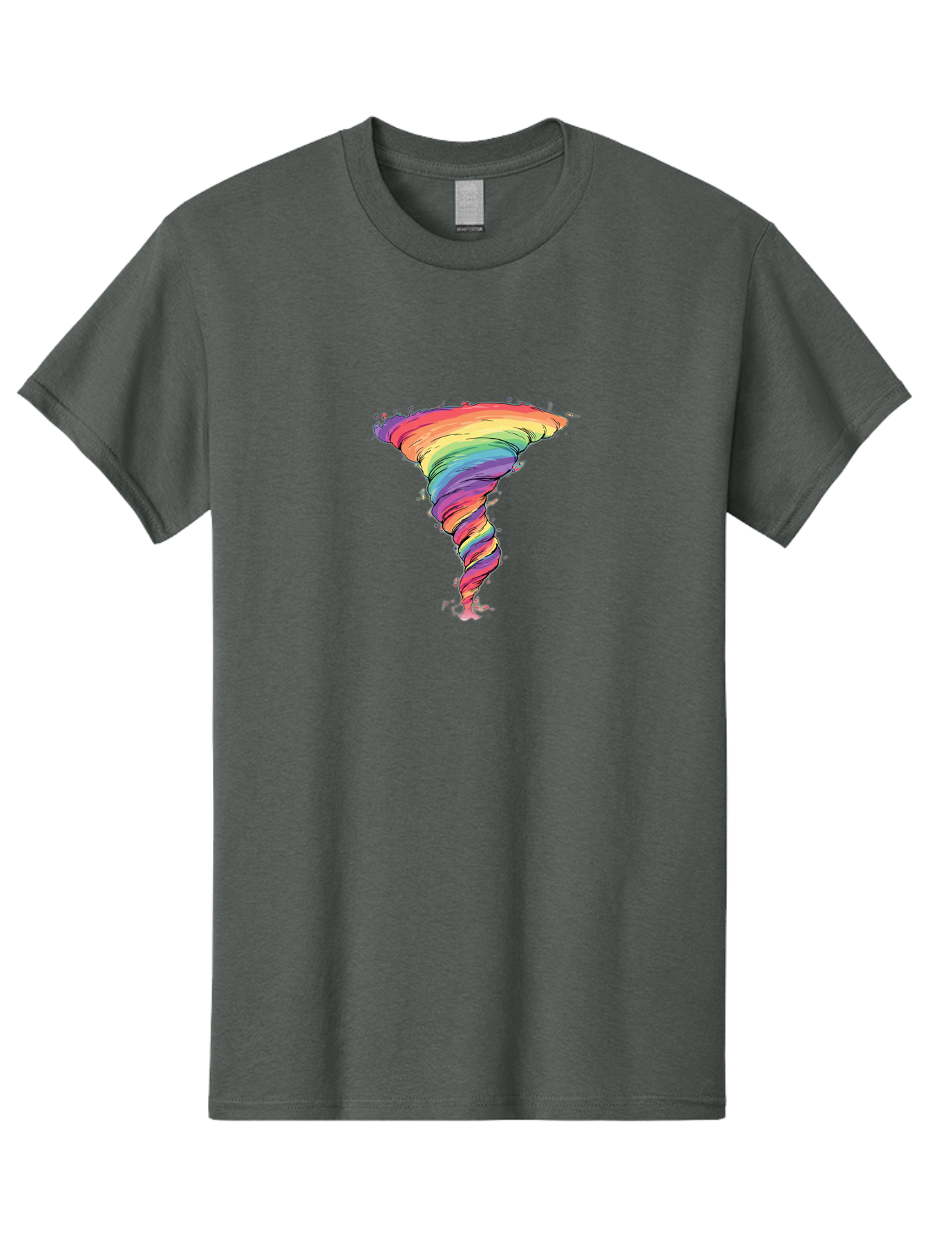 Rainbow-Tornado Men'S Graphic Tee, 100% Cotton, Comfortable Casual Summer Wear, Machine Washable, Vintage Camera, Old Camera, Antique Camera, Black Camera, Classic Photography, Photography Equipment, Nostalgic Device, Film Camera, Camera Art Baj239
