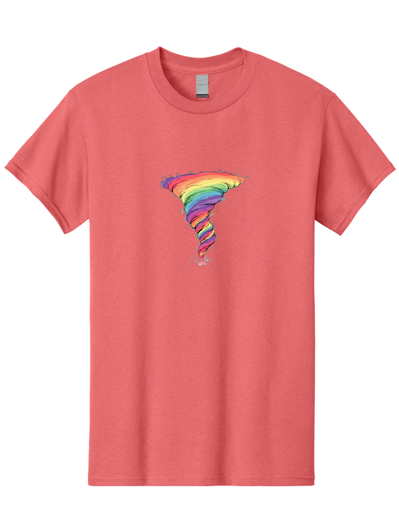 Rainbow-Tornado Men'S Graphic Tee, 100% Cotton, Comfortable Casual Summer Wear, Machine Washable, Vintage Camera, Old Camera, Antique Camera, Black Camera, Classic Photography, Photography Equipment, Nostalgic Device, Film Camera, Camera Art Baj239