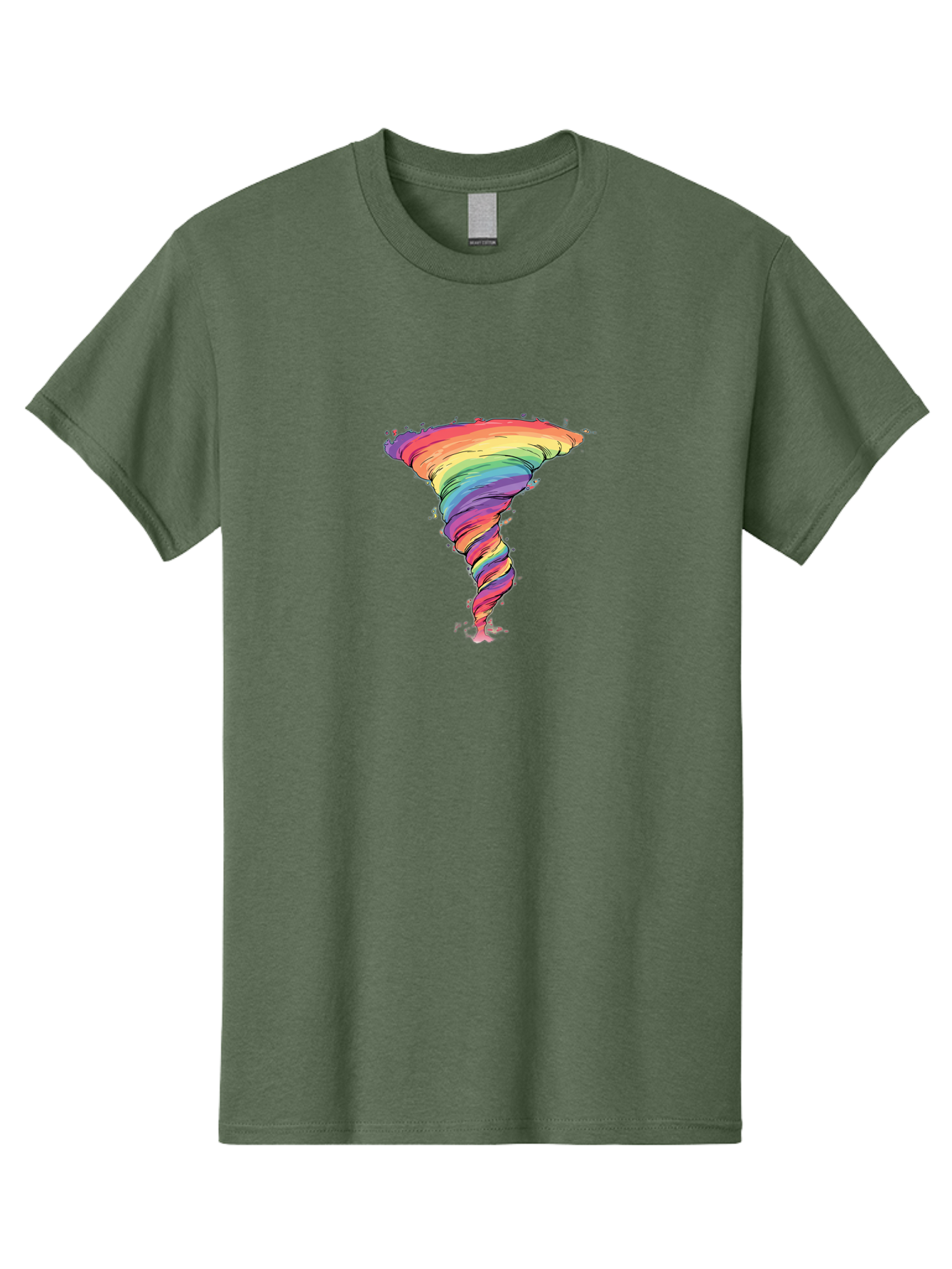 Rainbow-Tornado Men'S Graphic Tee, 100% Cotton, Comfortable Casual Summer Wear, Machine Washable, Vintage Camera, Old Camera, Antique Camera, Black Camera, Classic Photography, Photography Equipment, Nostalgic Device, Film Camera, Camera Art Baj239