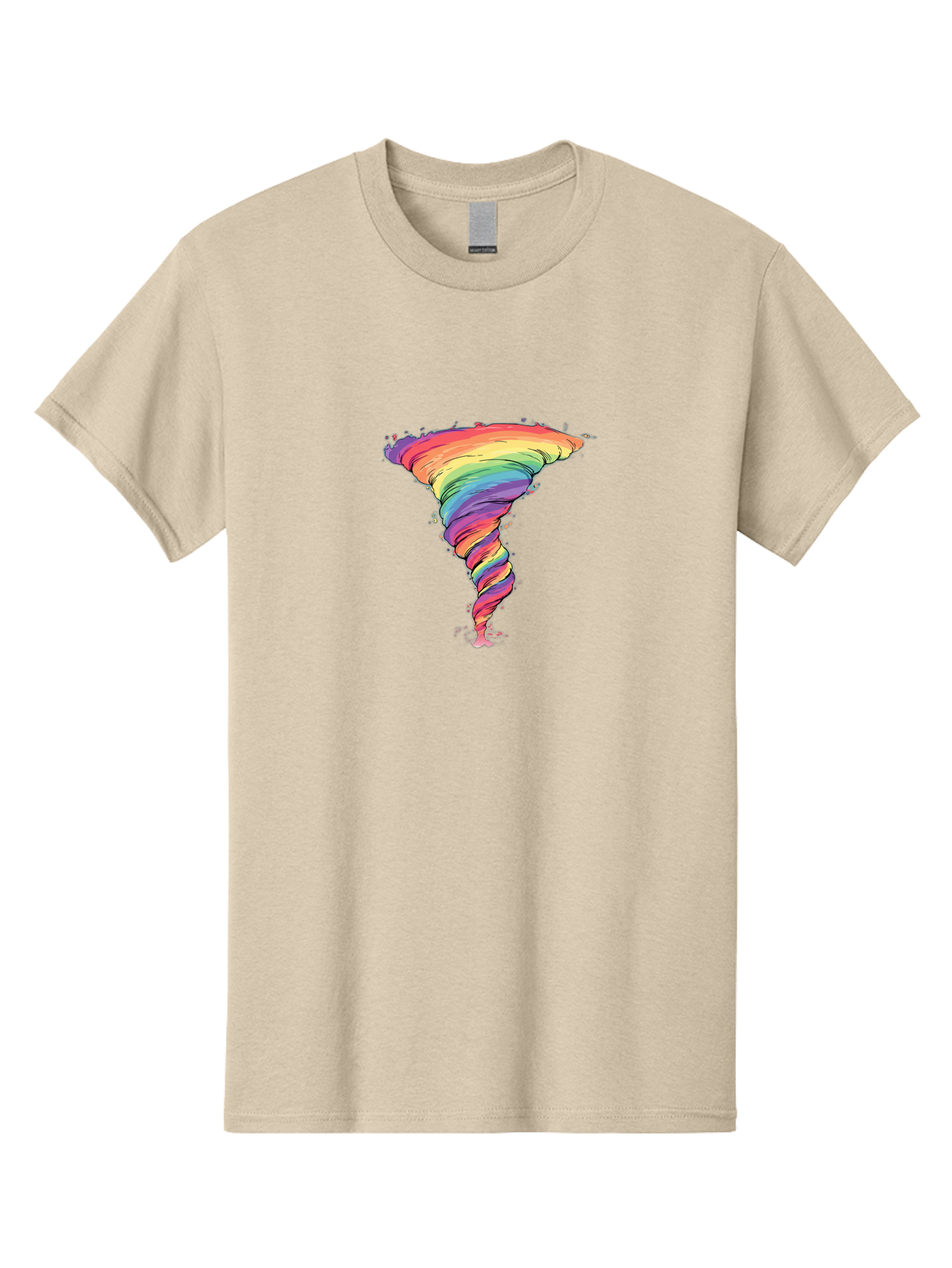 Rainbow-Tornado Men'S Graphic Tee, 100% Cotton, Comfortable Casual Summer Wear, Machine Washable, Vintage Camera, Old Camera, Antique Camera, Black Camera, Classic Photography, Photography Equipment, Nostalgic Device, Film Camera, Camera Art Baj239