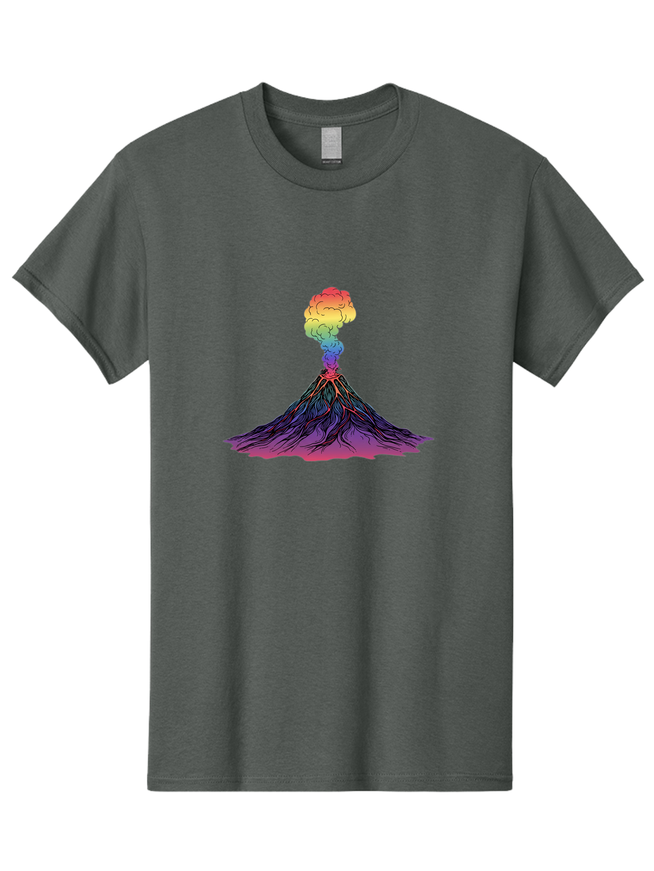 Rainbow-Volcano Men'S Graphic Tee, 100% Cotton, Comfortable Casual Summer Wear, Machine Washable, Vintage Camera, Old Camera, Antique Camera, Black Camera, Classic Photography, Photography Equipment, Nostalgic Device, Film Camera, Camera Art Baj240