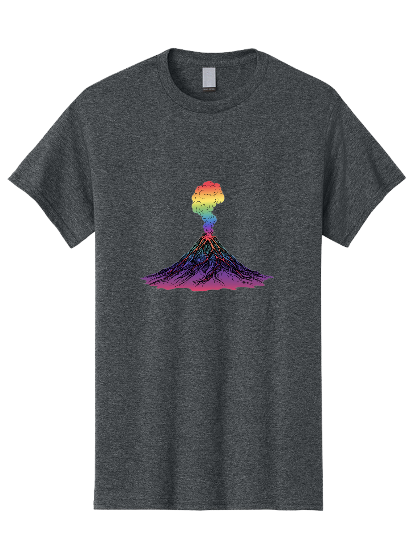 Rainbow-Volcano Men'S Graphic Tee, 100% Cotton, Comfortable Casual Summer Wear, Machine Washable, Vintage Camera, Old Camera, Antique Camera, Black Camera, Classic Photography, Photography Equipment, Nostalgic Device, Film Camera, Camera Art Baj240