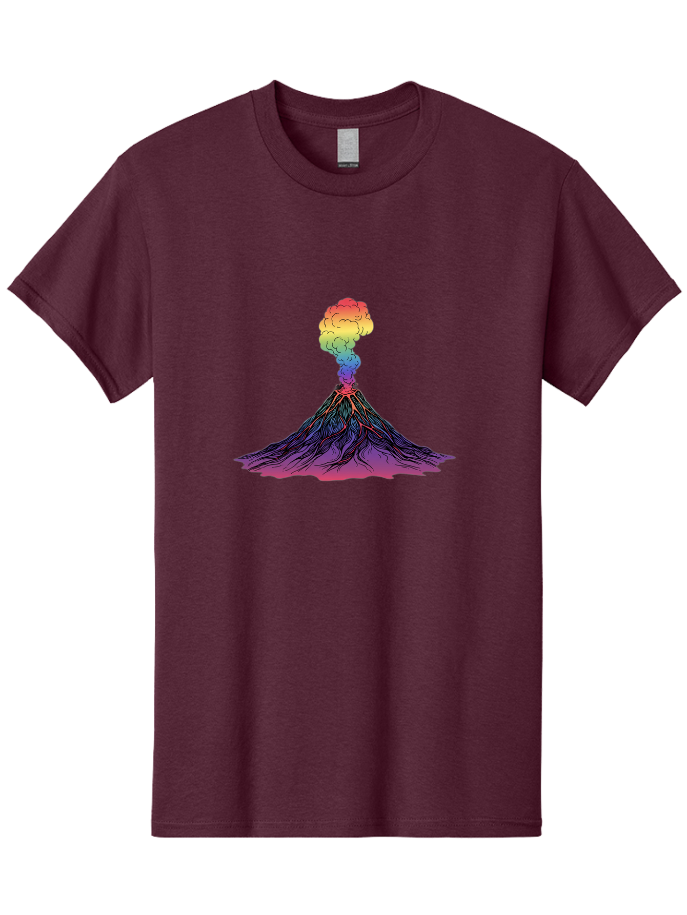 Rainbow-Volcano Men'S Graphic Tee, 100% Cotton, Comfortable Casual Summer Wear, Machine Washable, Vintage Camera, Old Camera, Antique Camera, Black Camera, Classic Photography, Photography Equipment, Nostalgic Device, Film Camera, Camera Art Baj240