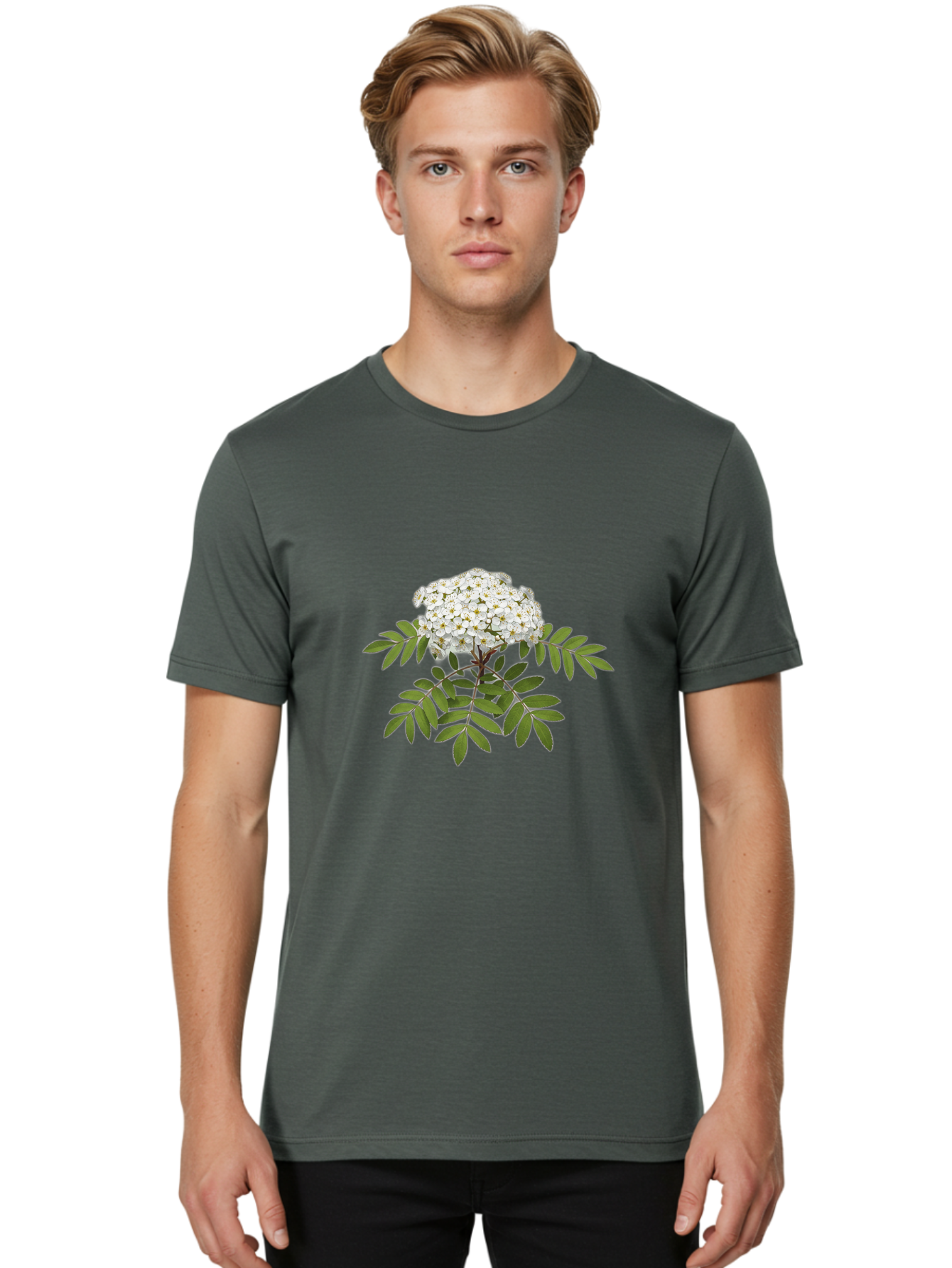 Rowan-Tree-Flowers Men'S Graphic Tee, 100% Cotton, Comfortable Casual Summer Wear, Machine Washable, Vintage Camera, Old Camera, Antique Camera, Black Camera, Classic Photography, Photography Equipment, Nostalgic Device, Film Camera, Baj244