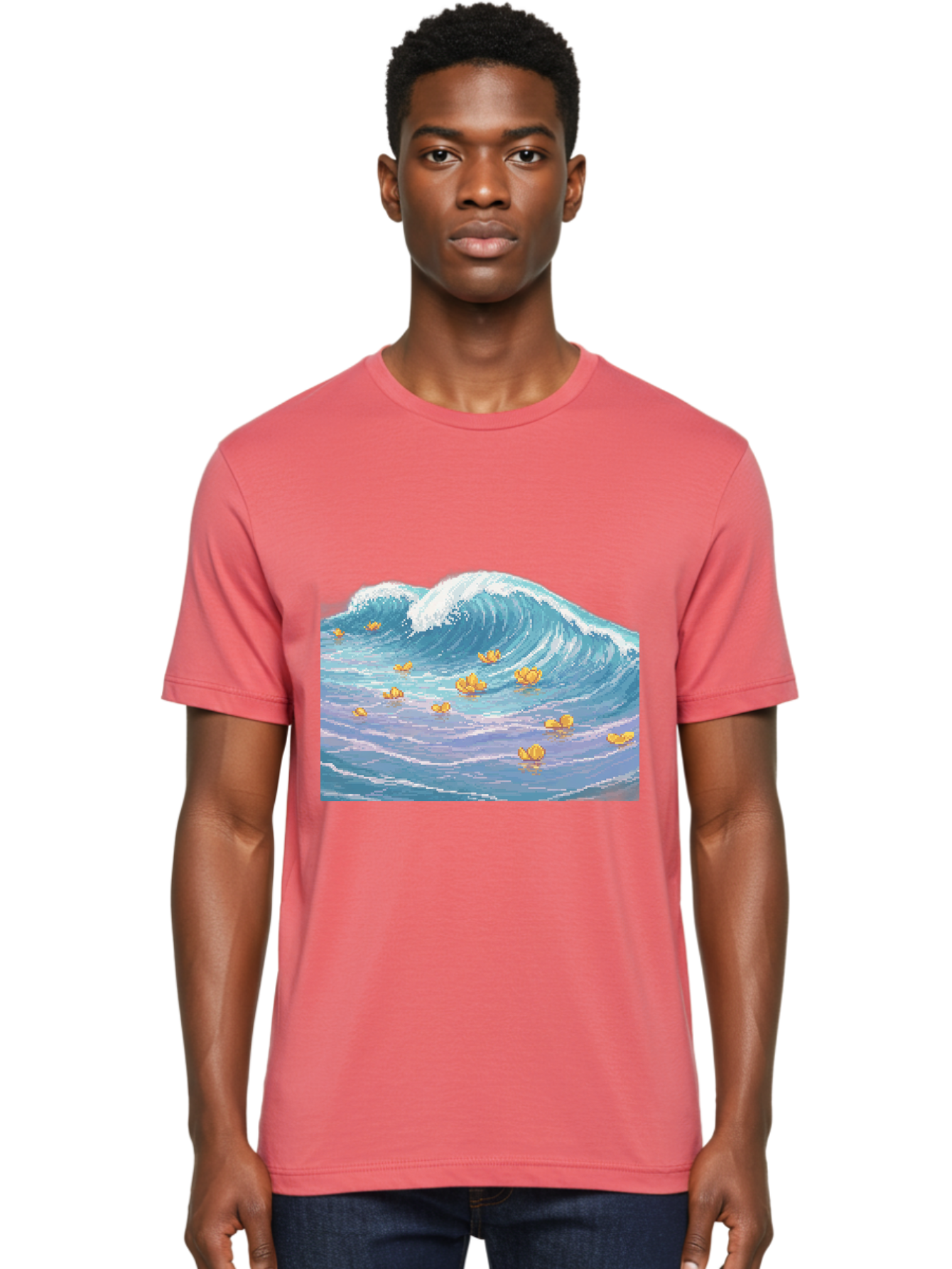 Rubber-Ducks-In-Wave Men'S Graphic Tee, 100% Cotton, Comfortable Casual Summer Wear, Machine Washable, Vintage Camera, Old Camera, Antique Camera, Black Camera, Classic Photography, Photography Equipment, Nostalgic Device, Film Camera, Baj245