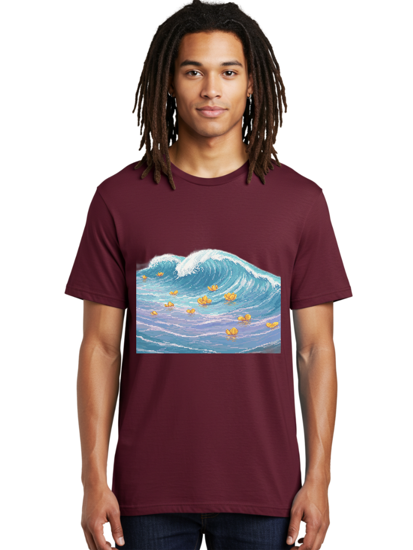 Rubber-Ducks-In-Wave Men'S Graphic Tee, 100% Cotton, Comfortable Casual Summer Wear, Machine Washable, Vintage Camera, Old Camera, Antique Camera, Black Camera, Classic Photography, Photography Equipment, Nostalgic Device, Film Camera, Baj245
