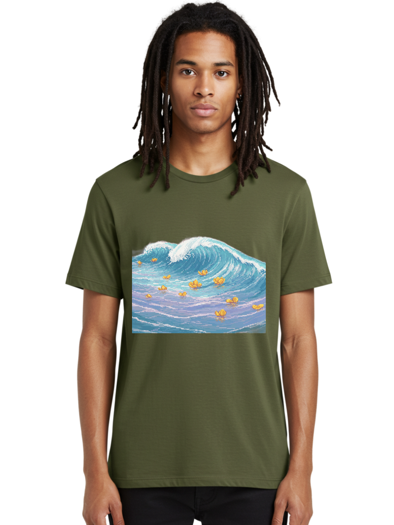 Rubber-Ducks-In-Wave Men'S Graphic Tee, 100% Cotton, Comfortable Casual Summer Wear, Machine Washable, Vintage Camera, Old Camera, Antique Camera, Black Camera, Classic Photography, Photography Equipment, Nostalgic Device, Film Camera, Baj245