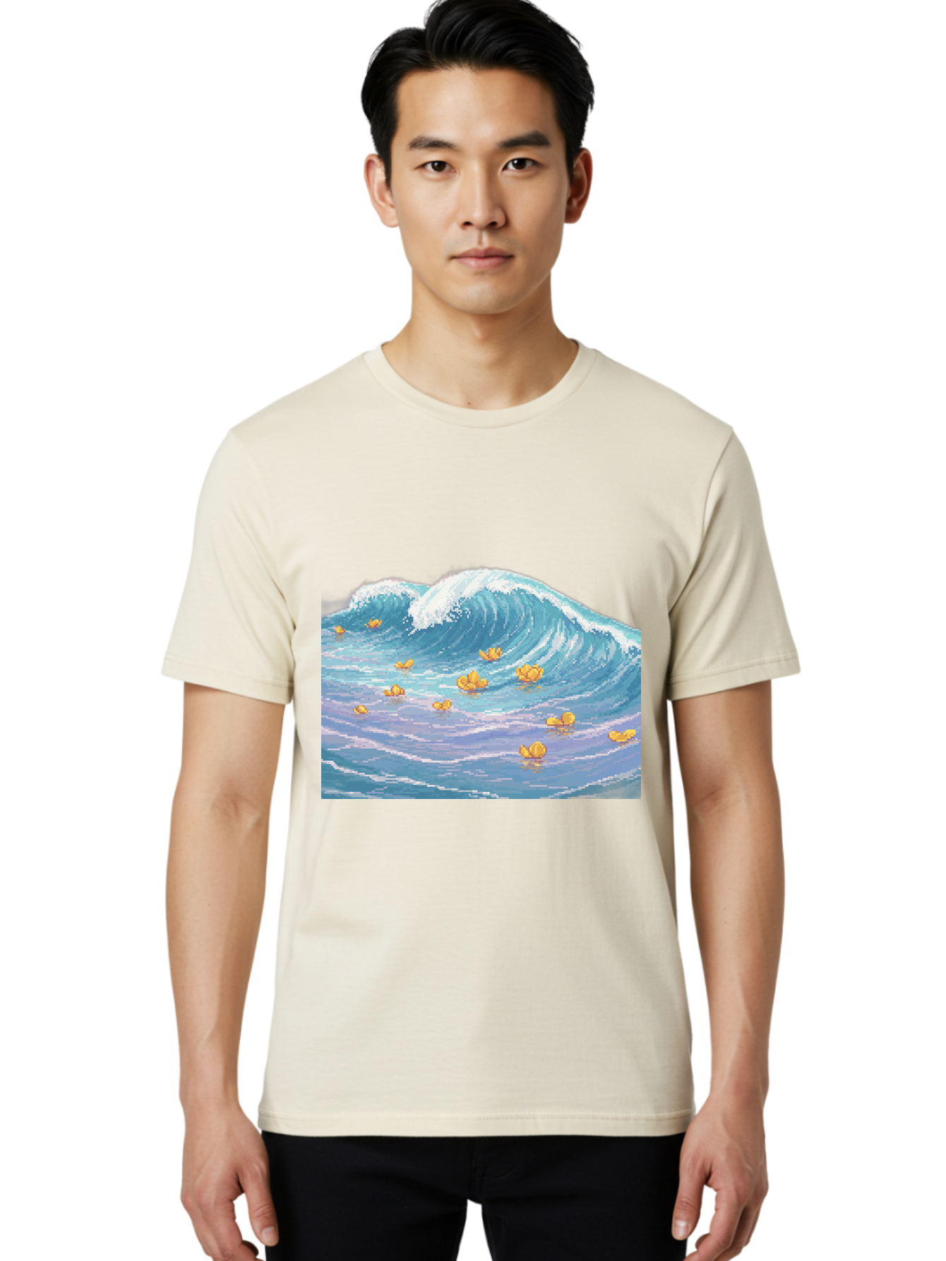 Rubber-Ducks-In-Wave Men'S Graphic Tee, 100% Cotton, Comfortable Casual Summer Wear, Machine Washable, Vintage Camera, Old Camera, Antique Camera, Black Camera, Classic Photography, Photography Equipment, Nostalgic Device, Film Camera, Baj245