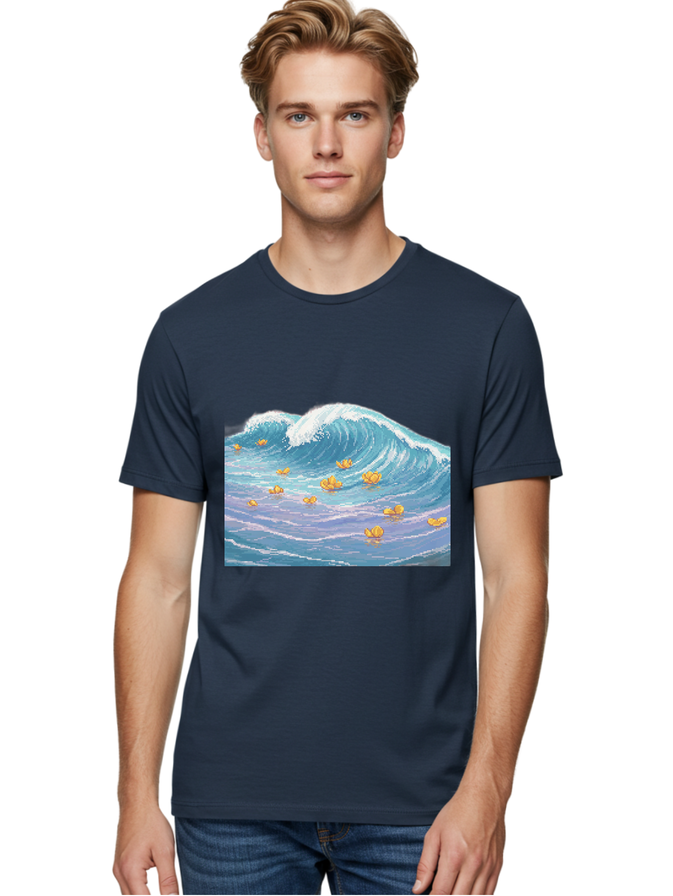 Rubber-Ducks-In-Wave Men'S Graphic Tee, 100% Cotton, Comfortable Casual Summer Wear, Machine Washable, Vintage Camera, Old Camera, Antique Camera, Black Camera, Classic Photography, Photography Equipment, Nostalgic Device, Film Camera, Baj245