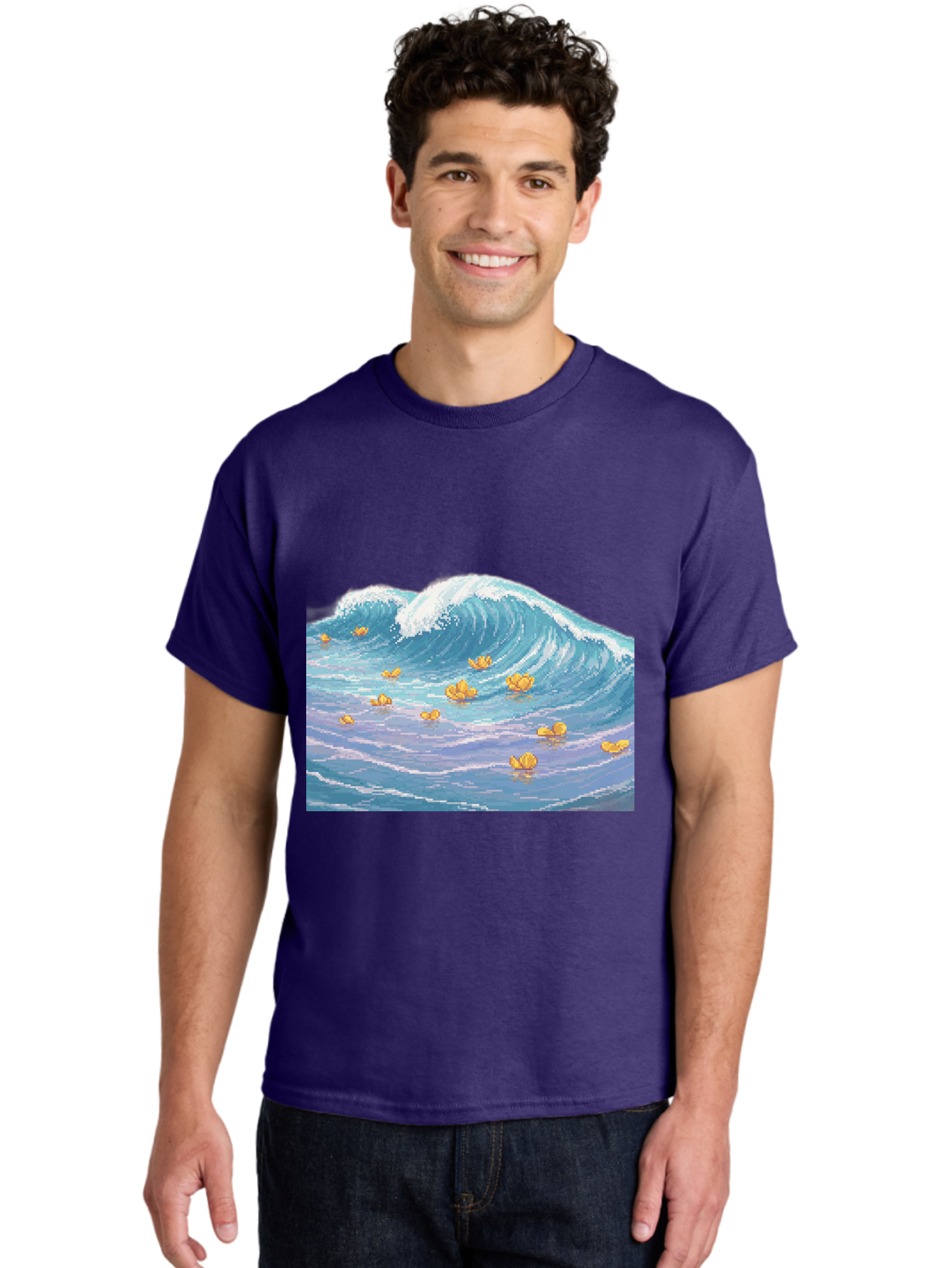 Rubber-Ducks-In-Wave Men'S Graphic Tee, 100% Cotton, Comfortable Casual Summer Wear, Machine Washable, Vintage Camera, Old Camera, Antique Camera, Black Camera, Classic Photography, Photography Equipment, Nostalgic Device, Film Camera, Baj245