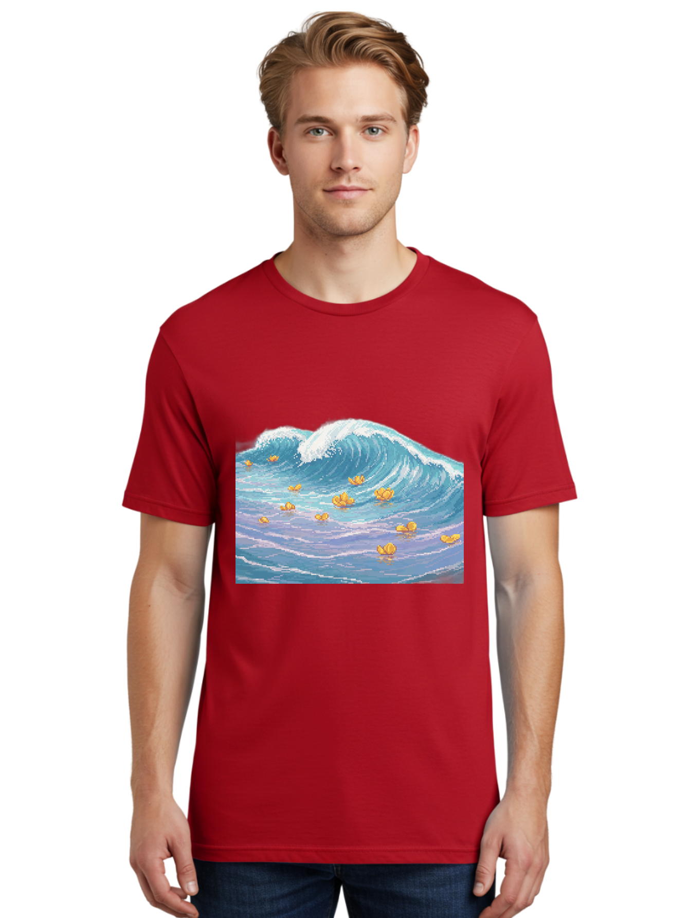 Rubber-Ducks-In-Wave Men'S Graphic Tee, 100% Cotton, Comfortable Casual Summer Wear, Machine Washable, Vintage Camera, Old Camera, Antique Camera, Black Camera, Classic Photography, Photography Equipment, Nostalgic Device, Film Camera, Baj245
