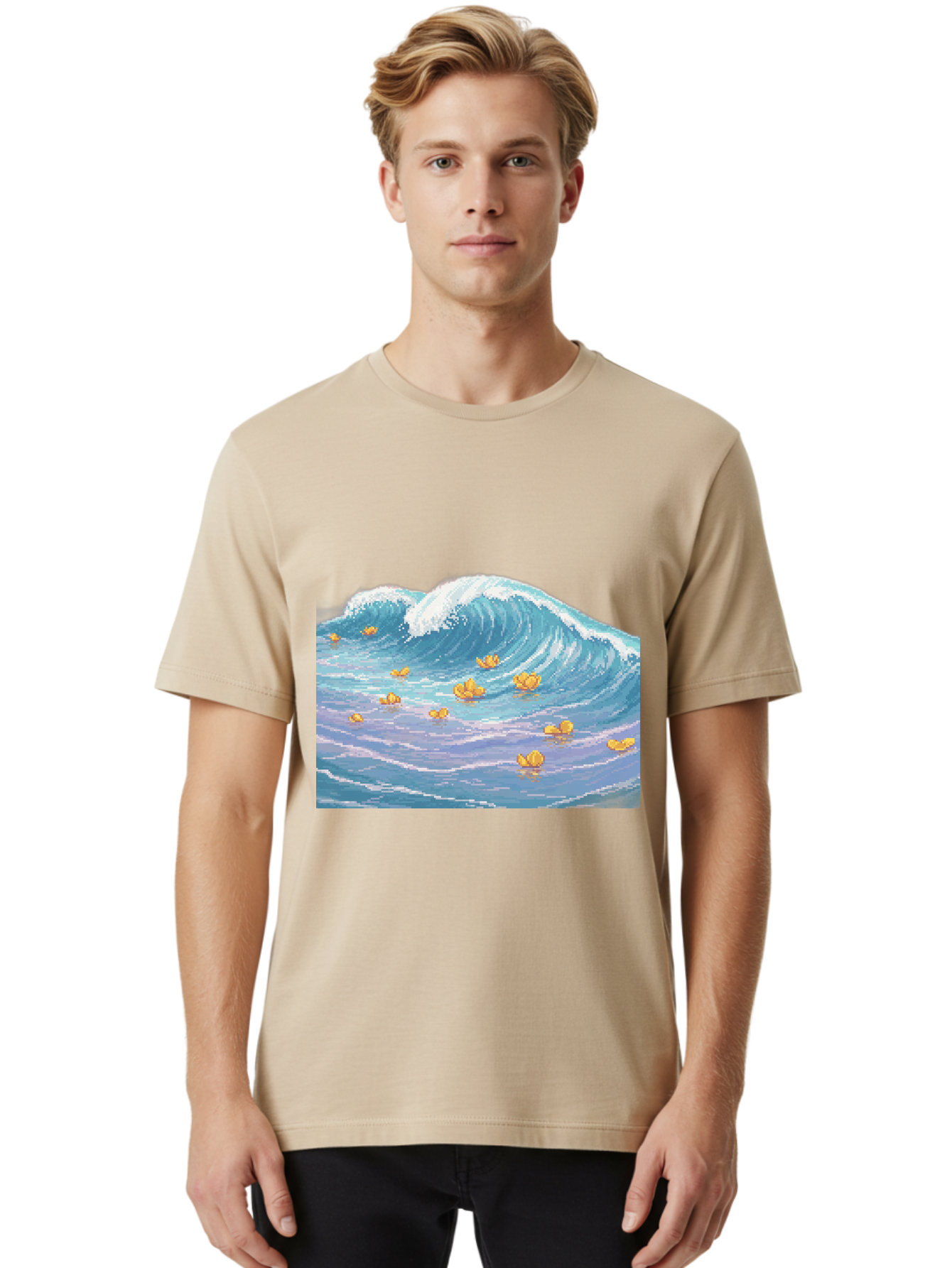 Rubber-Ducks-In-Wave Men'S Graphic Tee, 100% Cotton, Comfortable Casual Summer Wear, Machine Washable, Vintage Camera, Old Camera, Antique Camera, Black Camera, Classic Photography, Photography Equipment, Nostalgic Device, Film Camera, Baj245
