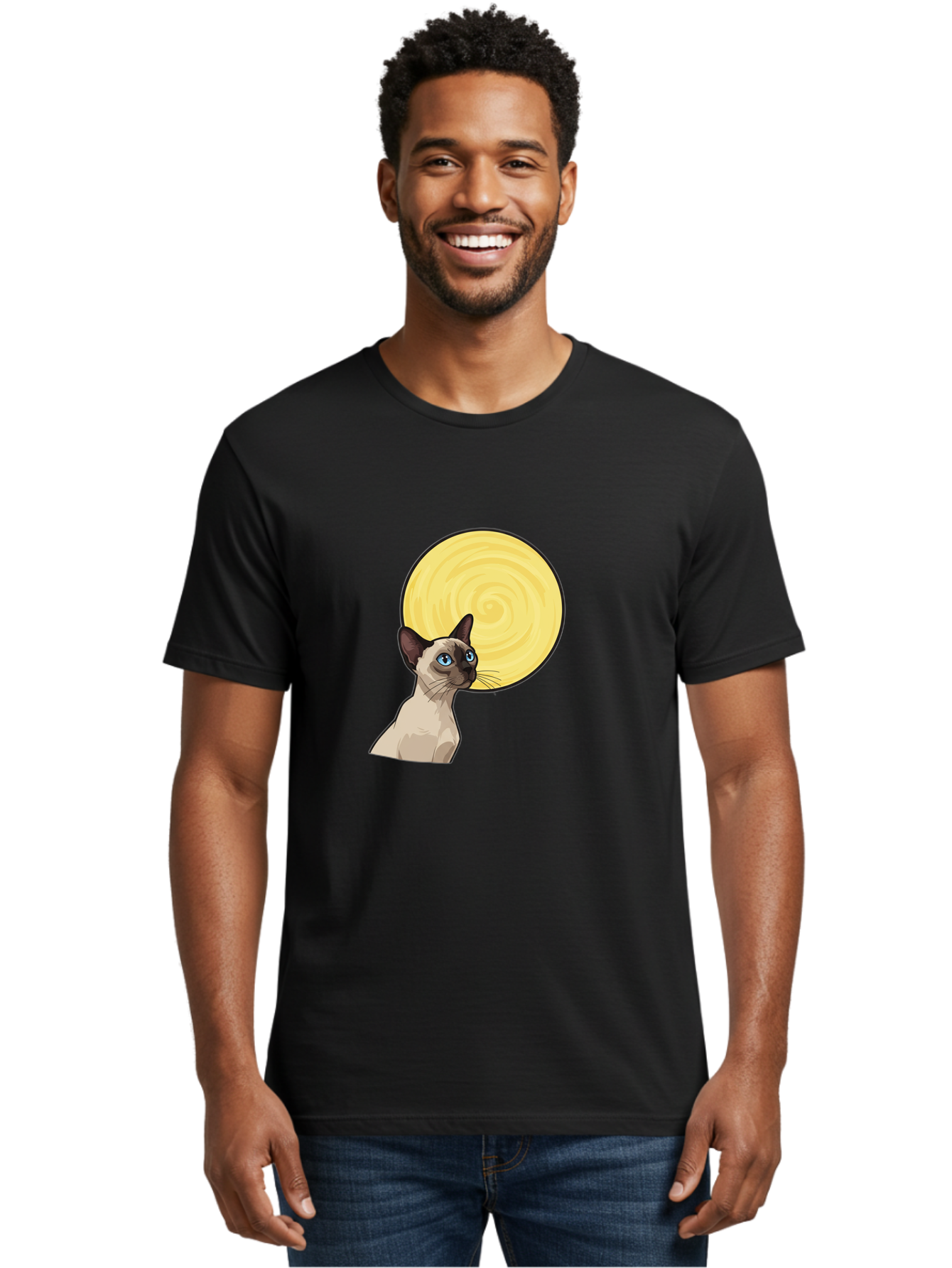 Siamese-Cat Men'S Graphic Tee, 100% Cotton, Comfortable Casual Summer Wear, Machine Washable, Vintage Camera, Old Camera, Antique Camera, Black Camera, Classic Photography, Photography Equipment, Nostalgic Device, Film Camera, Camera Art Baj247
