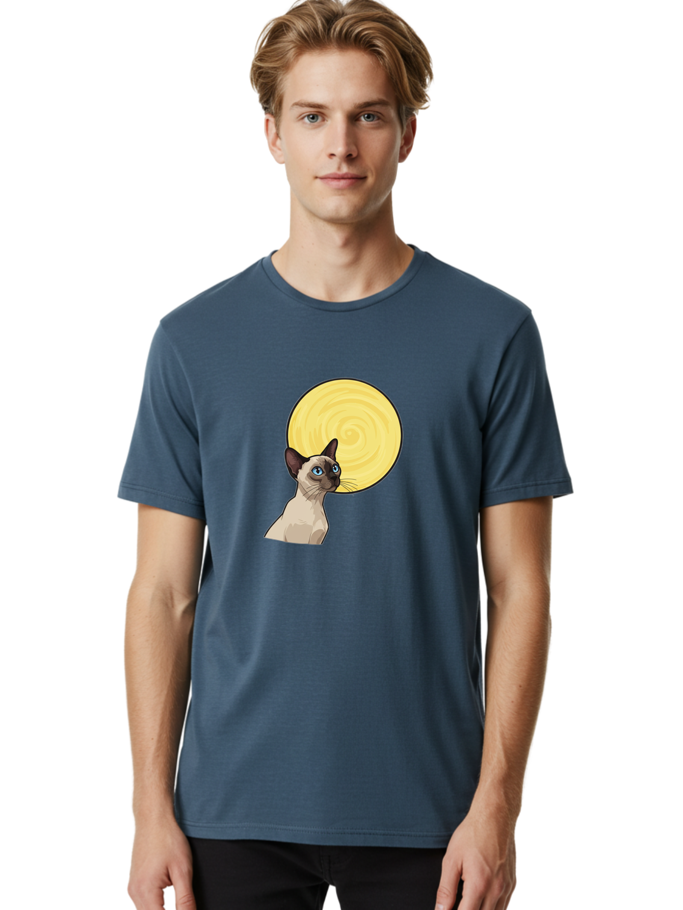 Siamese-Cat Men'S Graphic Tee, 100% Cotton, Comfortable Casual Summer Wear, Machine Washable, Vintage Camera, Old Camera, Antique Camera, Black Camera, Classic Photography, Photography Equipment, Nostalgic Device, Film Camera, Camera Art Baj247