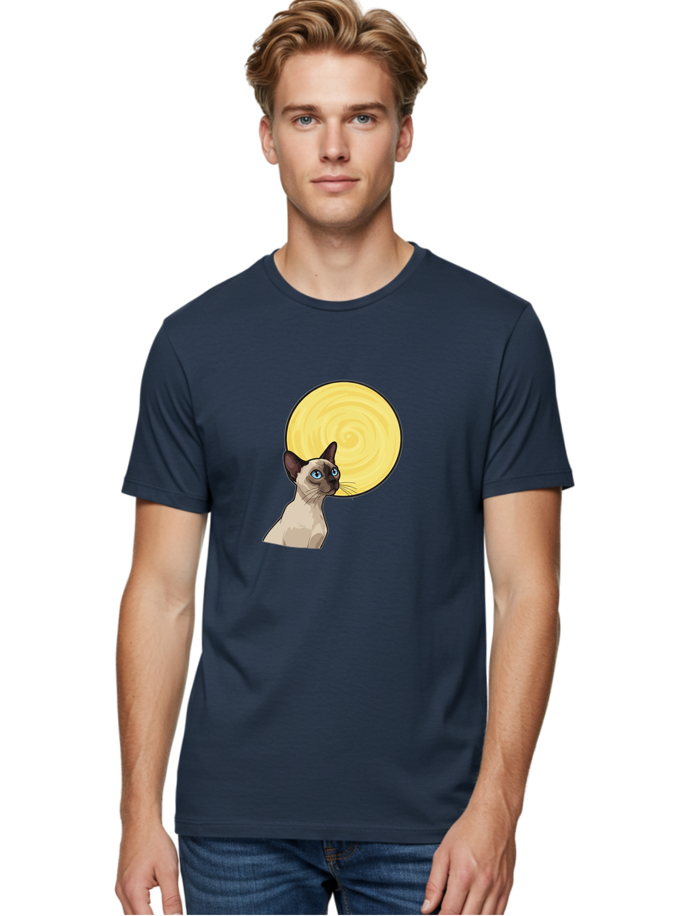 Siamese-Cat Men'S Graphic Tee, 100% Cotton, Comfortable Casual Summer Wear, Machine Washable, Vintage Camera, Old Camera, Antique Camera, Black Camera, Classic Photography, Photography Equipment, Nostalgic Device, Film Camera, Camera Art Baj247