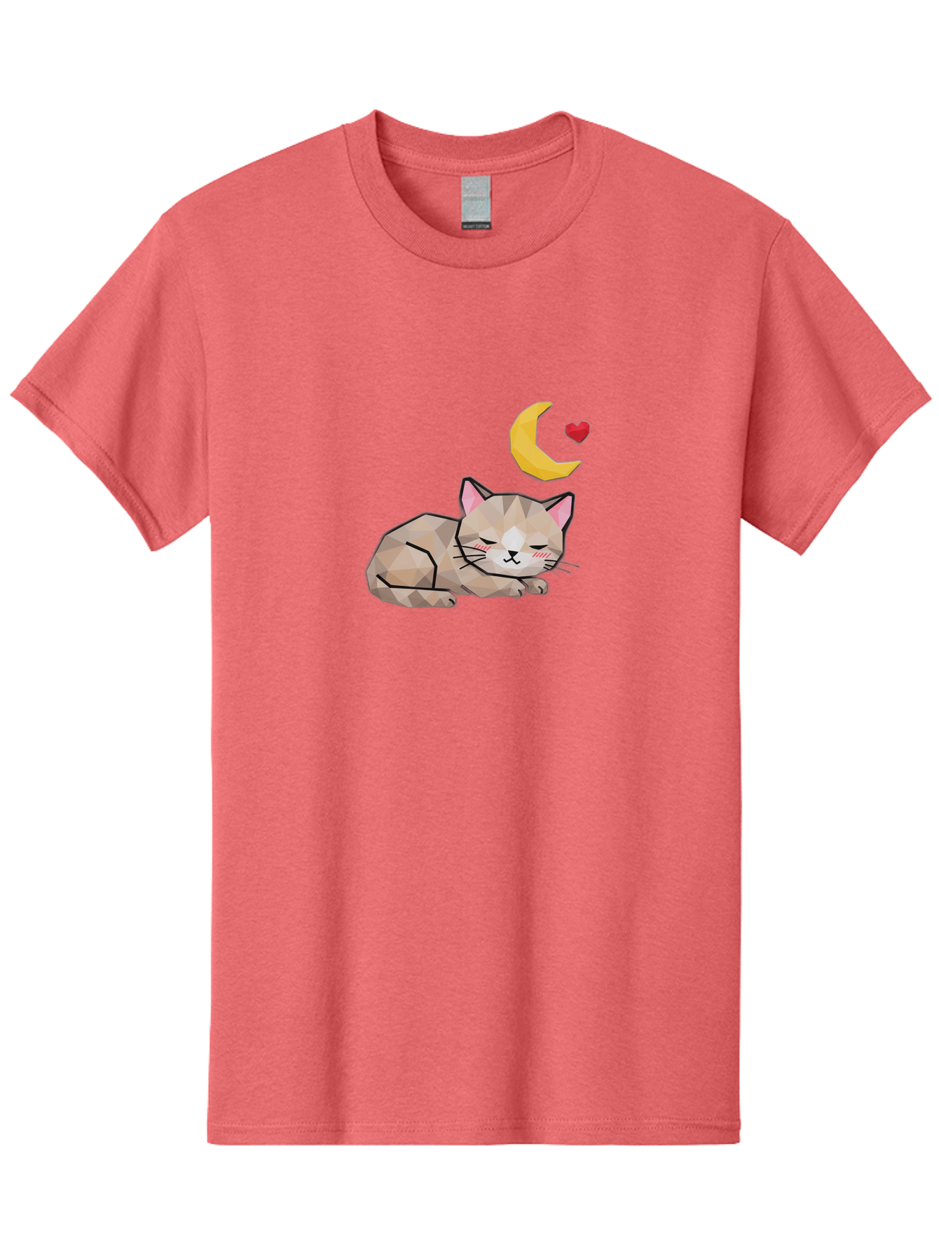 Sleeping-Cat-With-Moon-And-Heart Men'S Graphic Tee, 100% Cotton, Comfortable Casual Summer Wear, Machine Washable, Vintage Camera, Old Camera, Antique Camera, Black Camera, Classic Photography, Photography Equipment, Nostalgic Device, Baj250
