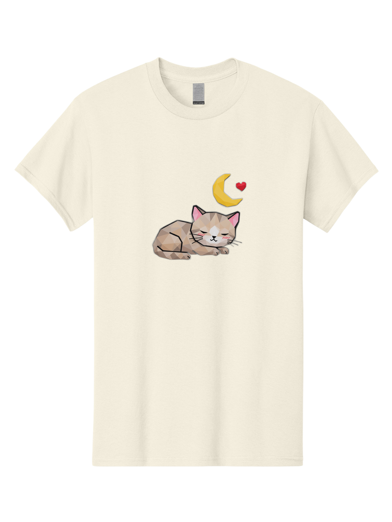 Sleeping-Cat-With-Moon-And-Heart Men'S Graphic Tee, 100% Cotton, Comfortable Casual Summer Wear, Machine Washable, Vintage Camera, Old Camera, Antique Camera, Black Camera, Classic Photography, Photography Equipment, Nostalgic Device, Baj250