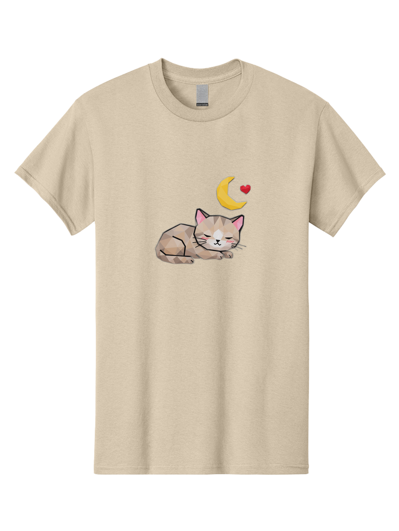 Sleeping-Cat-With-Moon-And-Heart Men'S Graphic Tee, 100% Cotton, Comfortable Casual Summer Wear, Machine Washable, Vintage Camera, Old Camera, Antique Camera, Black Camera, Classic Photography, Photography Equipment, Nostalgic Device, Baj250
