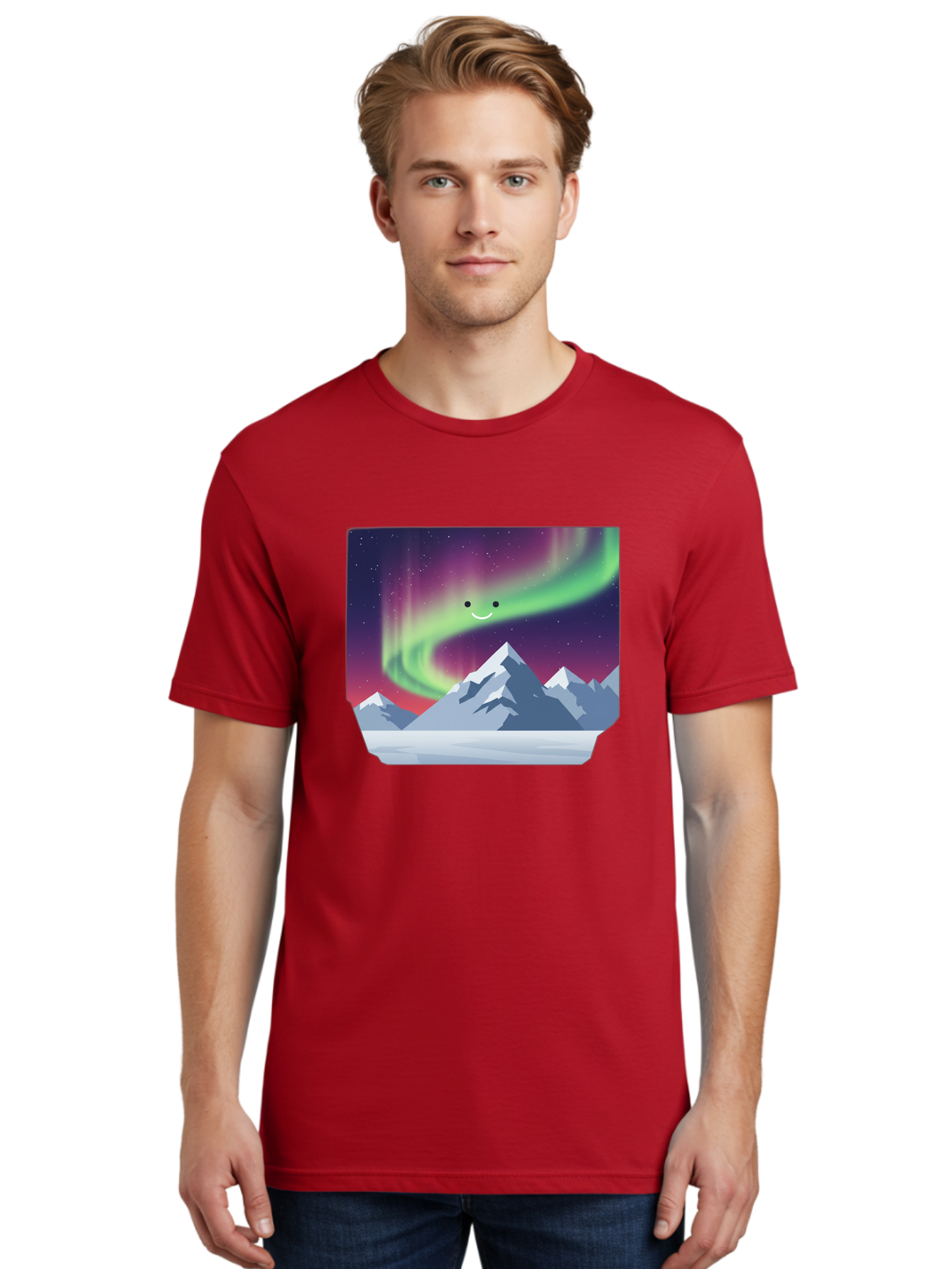Smiling-Aurora-Borealis Men'S Graphic Tee, 100% Cotton, Comfortable Casual Summer Wear, Machine Washable, Vintage Camera, Old Camera, Antique Camera, Black Camera, Classic Photography, Photography Equipment, Nostalgic Device, Film Camera, Baj255