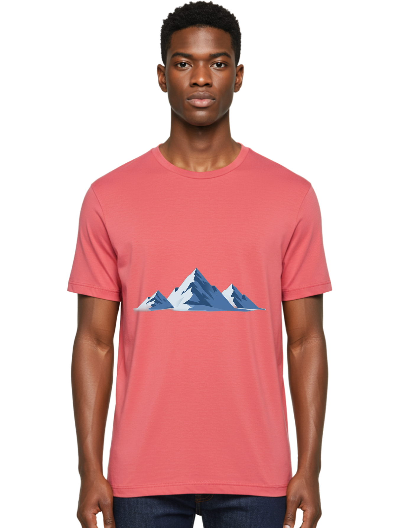 Snow-Capped-Mountains Men'S Graphic Tee, 100% Cotton, Comfortable Casual Summer Wear, Machine Washable, Vintage Camera, Old Camera, Antique Camera, Black Camera, Classic Photography, Photography Equipment, Nostalgic Device, Film Camera, Baj258