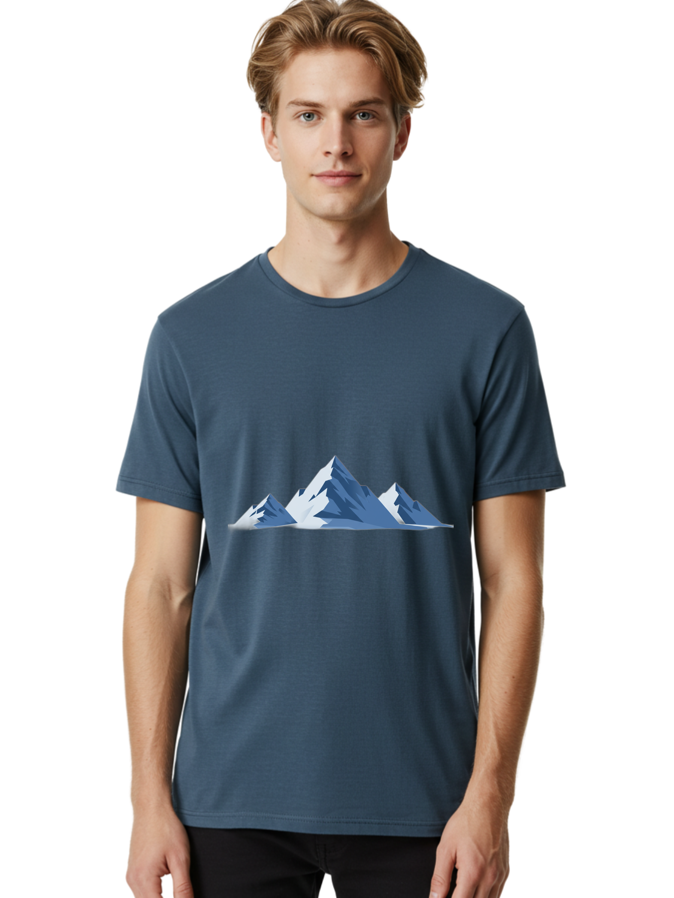 Snow-Capped-Mountains Men'S Graphic Tee, 100% Cotton, Comfortable Casual Summer Wear, Machine Washable, Vintage Camera, Old Camera, Antique Camera, Black Camera, Classic Photography, Photography Equipment, Nostalgic Device, Film Camera, Baj258