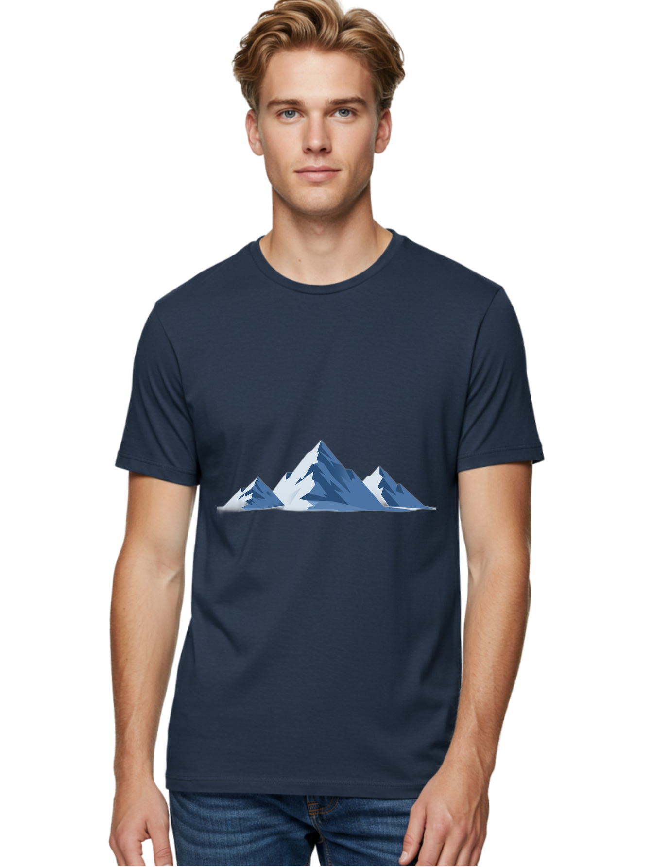 Snow-Capped-Mountains Men'S Graphic Tee, 100% Cotton, Comfortable Casual Summer Wear, Machine Washable, Vintage Camera, Old Camera, Antique Camera, Black Camera, Classic Photography, Photography Equipment, Nostalgic Device, Film Camera, Baj258