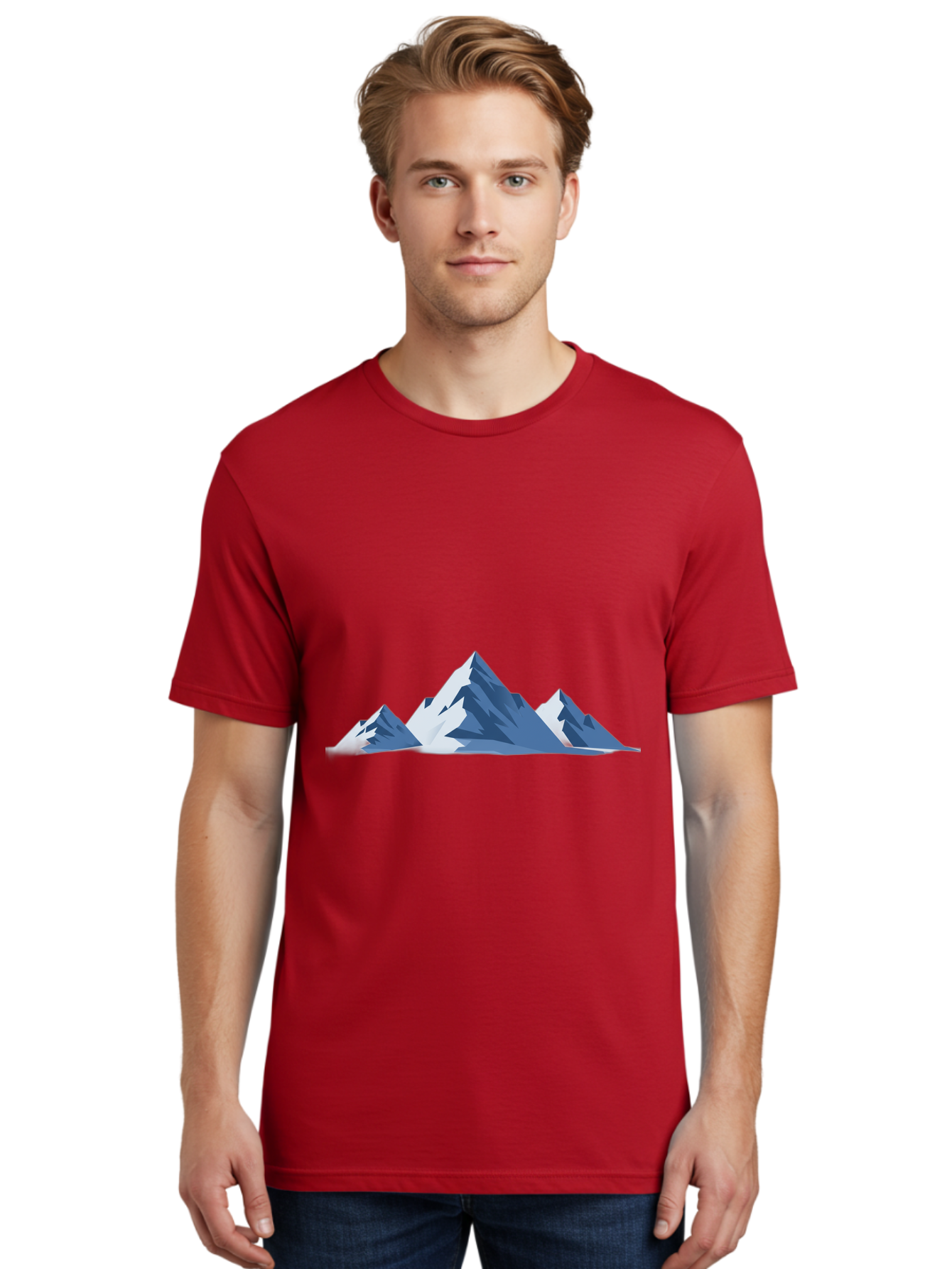 Snow-Capped-Mountains Men'S Graphic Tee, 100% Cotton, Comfortable Casual Summer Wear, Machine Washable, Vintage Camera, Old Camera, Antique Camera, Black Camera, Classic Photography, Photography Equipment, Nostalgic Device, Film Camera, Baj258