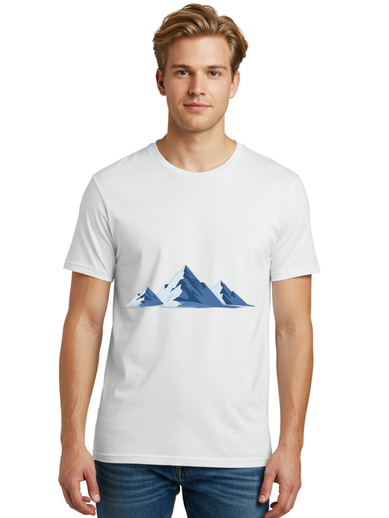 Snow-Capped-Mountains Men'S Graphic Tee, 100% Cotton, Comfortable Casual Summer Wear, Machine Washable, Vintage Camera, Old Camera, Antique Camera, Black Camera, Classic Photography, Photography Equipment, Nostalgic Device, Film Camera, Baj258
