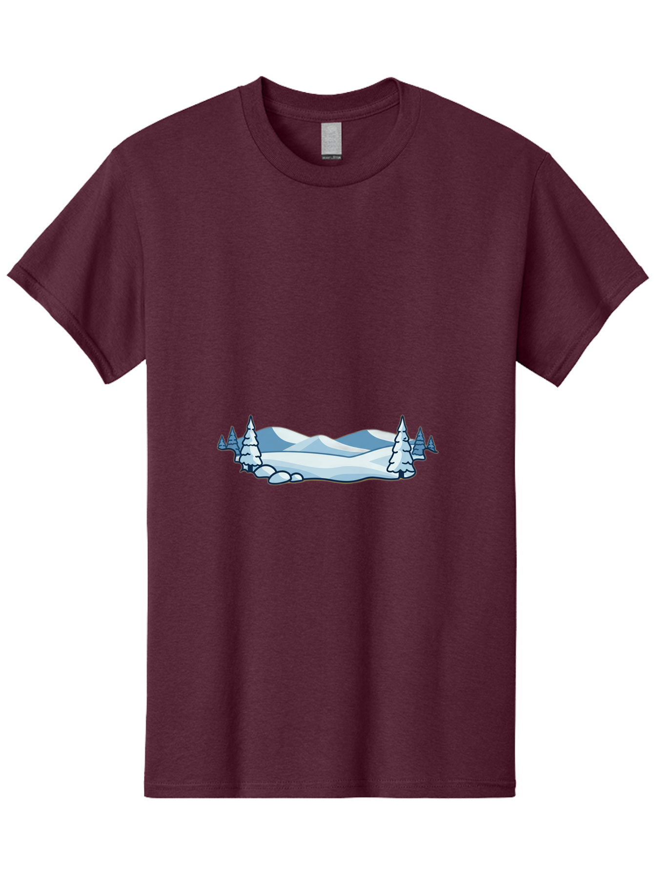 Snowy-Landscape Men'S Graphic Tee, 100% Cotton, Comfortable Casual Summer Wear, Machine Washable, Vintage Camera, Old Camera, Antique Camera, Black Camera, Classic Photography, Photography Equipment, Nostalgic Device, Film Camera, Camera Art Baj259