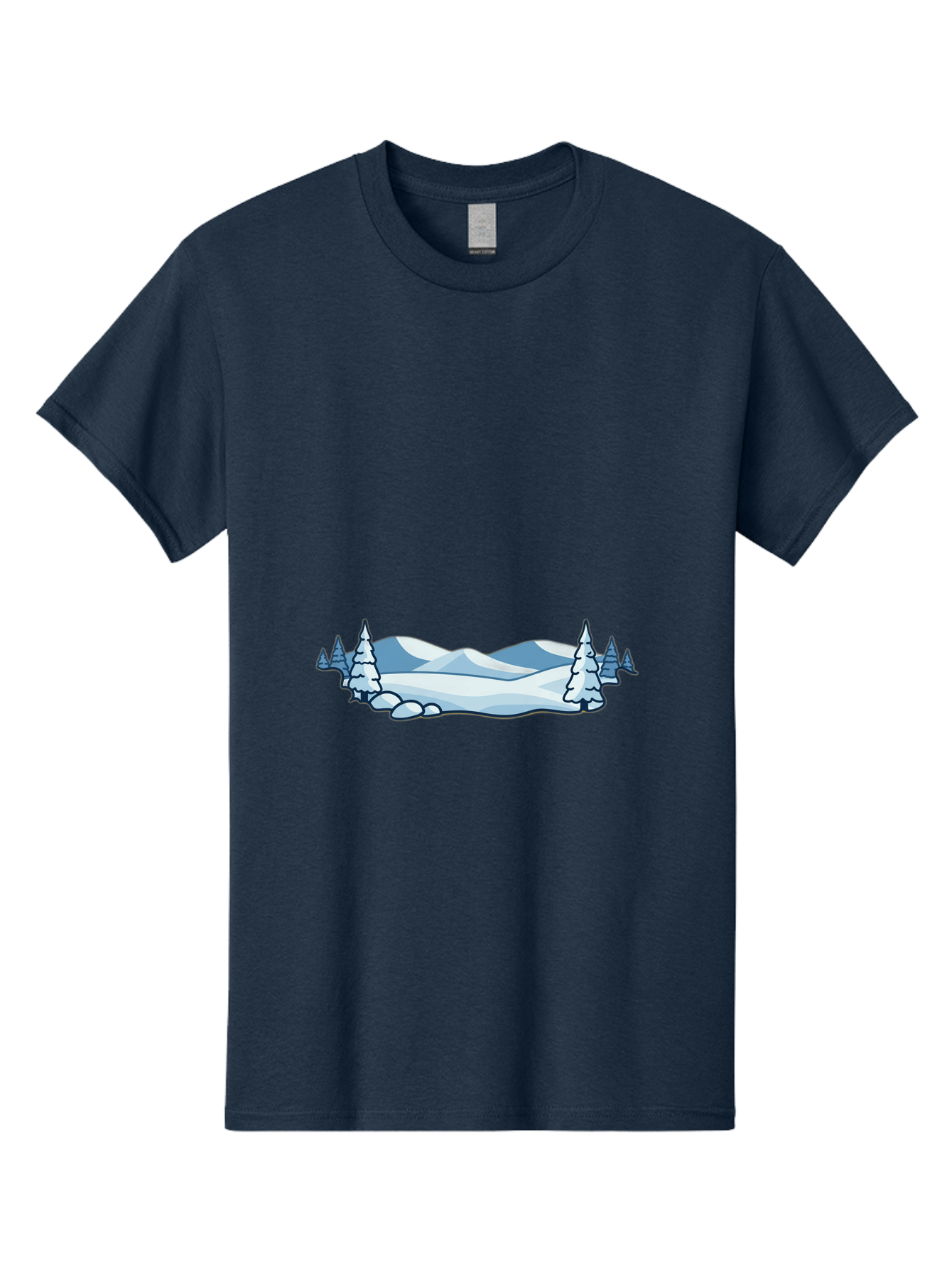 Snowy-Landscape Men'S Graphic Tee, 100% Cotton, Comfortable Casual Summer Wear, Machine Washable, Vintage Camera, Old Camera, Antique Camera, Black Camera, Classic Photography, Photography Equipment, Nostalgic Device, Film Camera, Camera Art Baj259