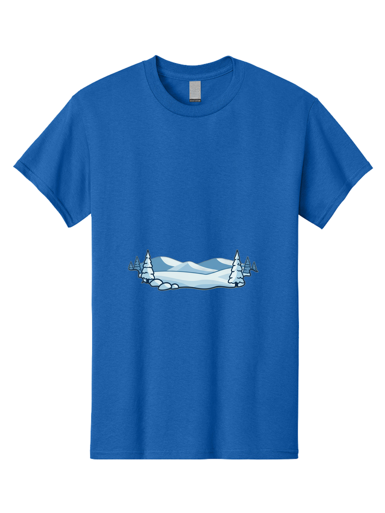 Snowy-Landscape Men'S Graphic Tee, 100% Cotton, Comfortable Casual Summer Wear, Machine Washable, Vintage Camera, Old Camera, Antique Camera, Black Camera, Classic Photography, Photography Equipment, Nostalgic Device, Film Camera, Camera Art Baj259