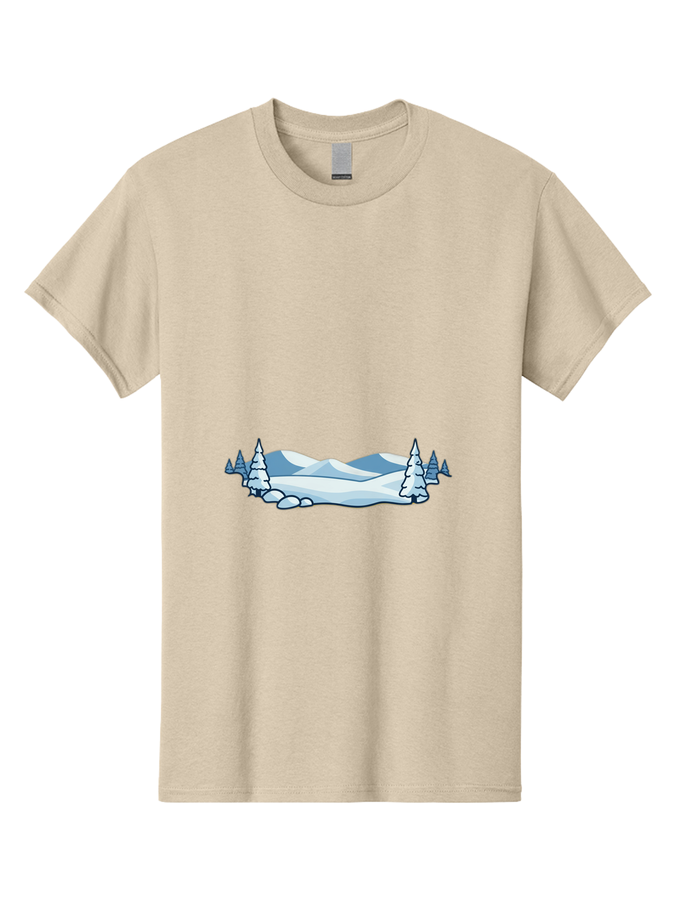 Snowy-Landscape Men'S Graphic Tee, 100% Cotton, Comfortable Casual Summer Wear, Machine Washable, Vintage Camera, Old Camera, Antique Camera, Black Camera, Classic Photography, Photography Equipment, Nostalgic Device, Film Camera, Camera Art Baj259