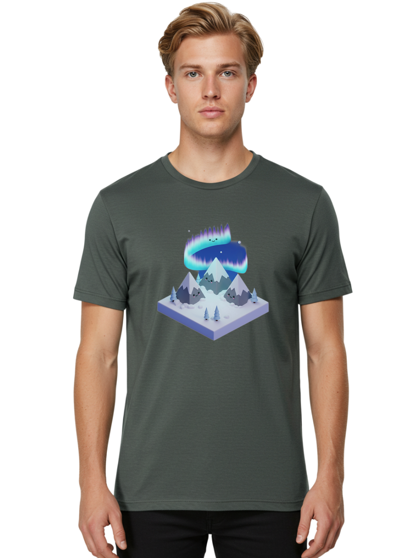 Snowy-Mountains Men'S Graphic Tee, 100% Cotton, Comfortable Casual Summer Wear, Machine Washable, Vintage Camera, Old Camera, Antique Camera, Black Camera, Classic Photography, Photography Equipment, Nostalgic Device, Film Camera, Camera Art Baj260