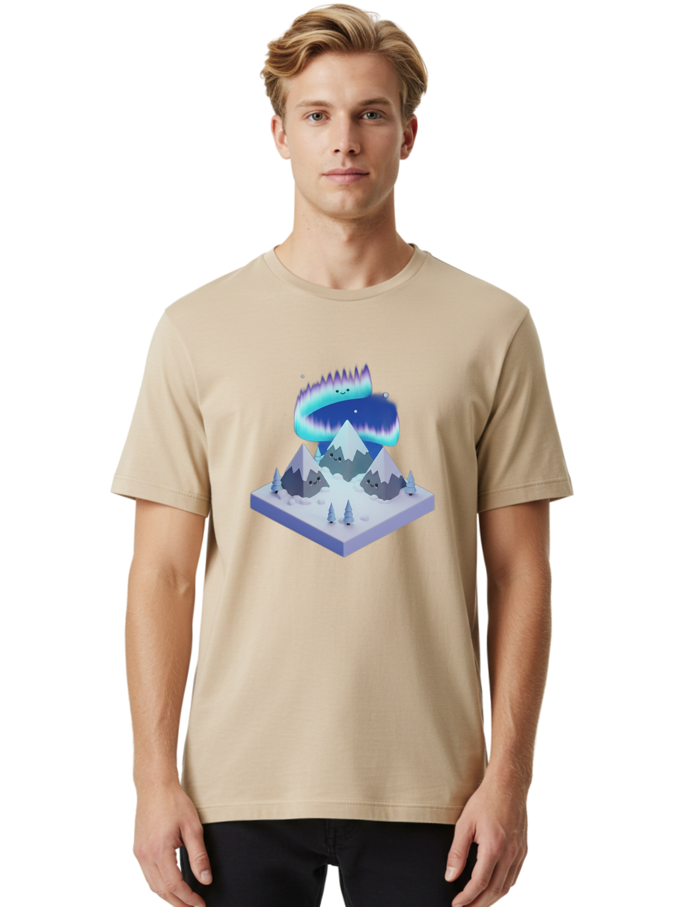 Snowy-Mountains Men'S Graphic Tee, 100% Cotton, Comfortable Casual Summer Wear, Machine Washable, Vintage Camera, Old Camera, Antique Camera, Black Camera, Classic Photography, Photography Equipment, Nostalgic Device, Film Camera, Camera Art Baj260