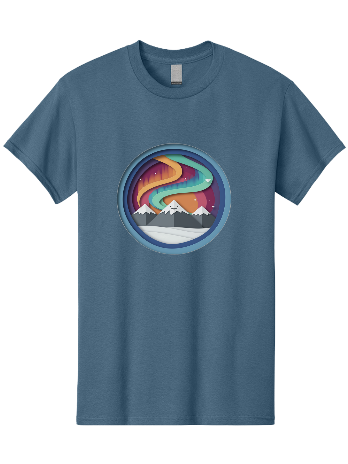 Stylized-Mountain-Landscape Men'S Graphic Tee, 100% Cotton, Comfortable Casual Summer Wear, Machine Washable, Vintage Camera, Old Camera, Antique Camera, Black Camera, Classic Photography, Photography Equipment, Nostalgic Device, Film Camera, Baj263