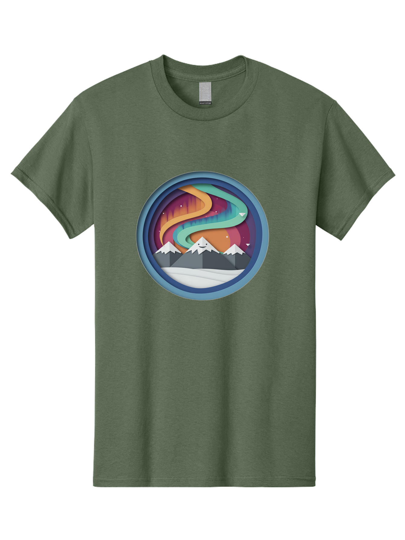 Stylized-Mountain-Landscape Men'S Graphic Tee, 100% Cotton, Comfortable Casual Summer Wear, Machine Washable, Vintage Camera, Old Camera, Antique Camera, Black Camera, Classic Photography, Photography Equipment, Nostalgic Device, Film Camera, Baj263