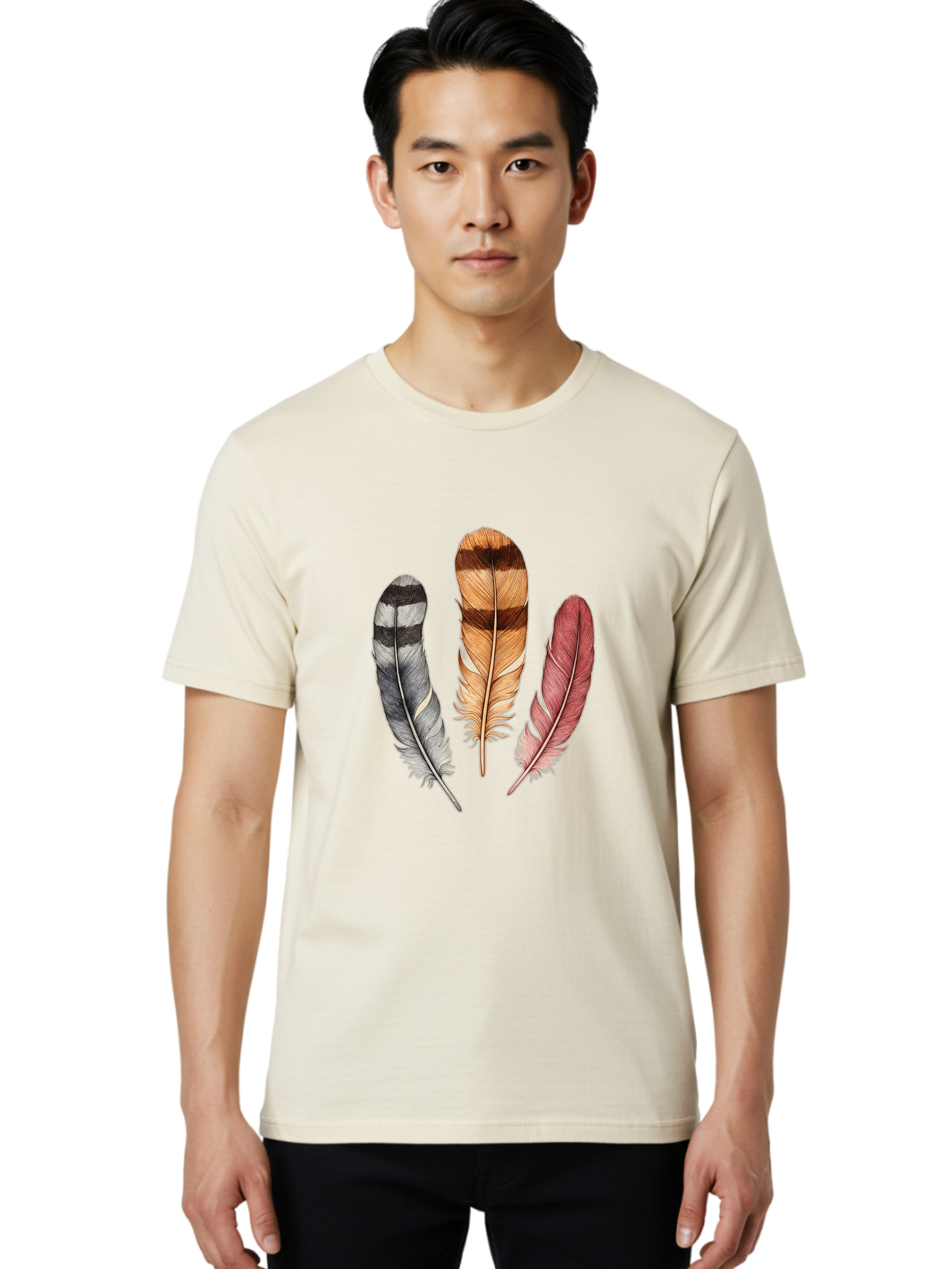 Three-Feathers Men'S Graphic Tee, 100% Cotton, Comfortable Casual Summer Wear, Machine Washable, Vintage Camera, Old Camera, Antique Camera, Black Camera, Classic Photography, Photography Equipment, Nostalgic Device, Film Camera, Camera Art Baj268